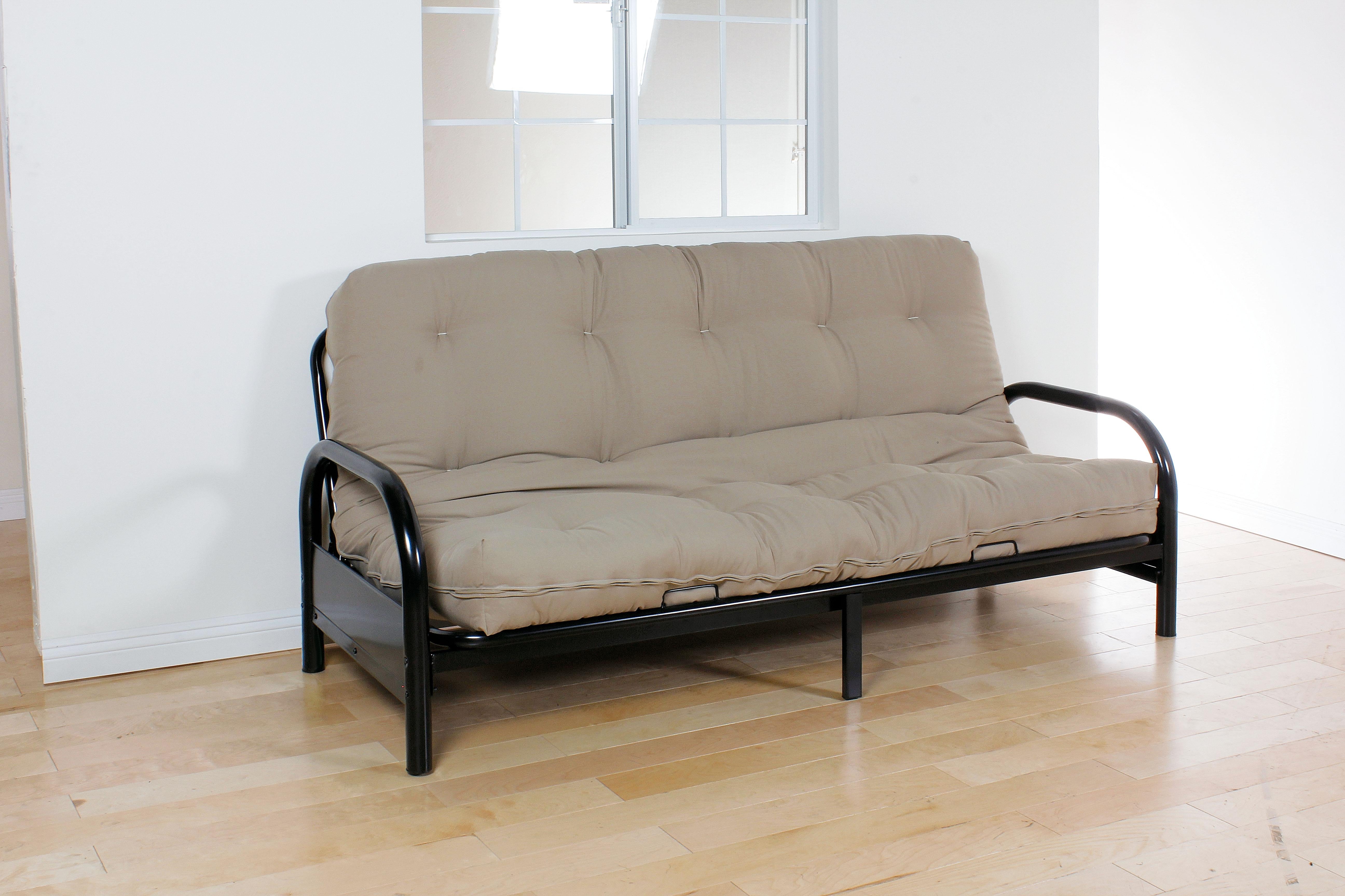 Nabila Black Full Futon Mattress, 8"H - Ideal Furniture (Fresno,CA)