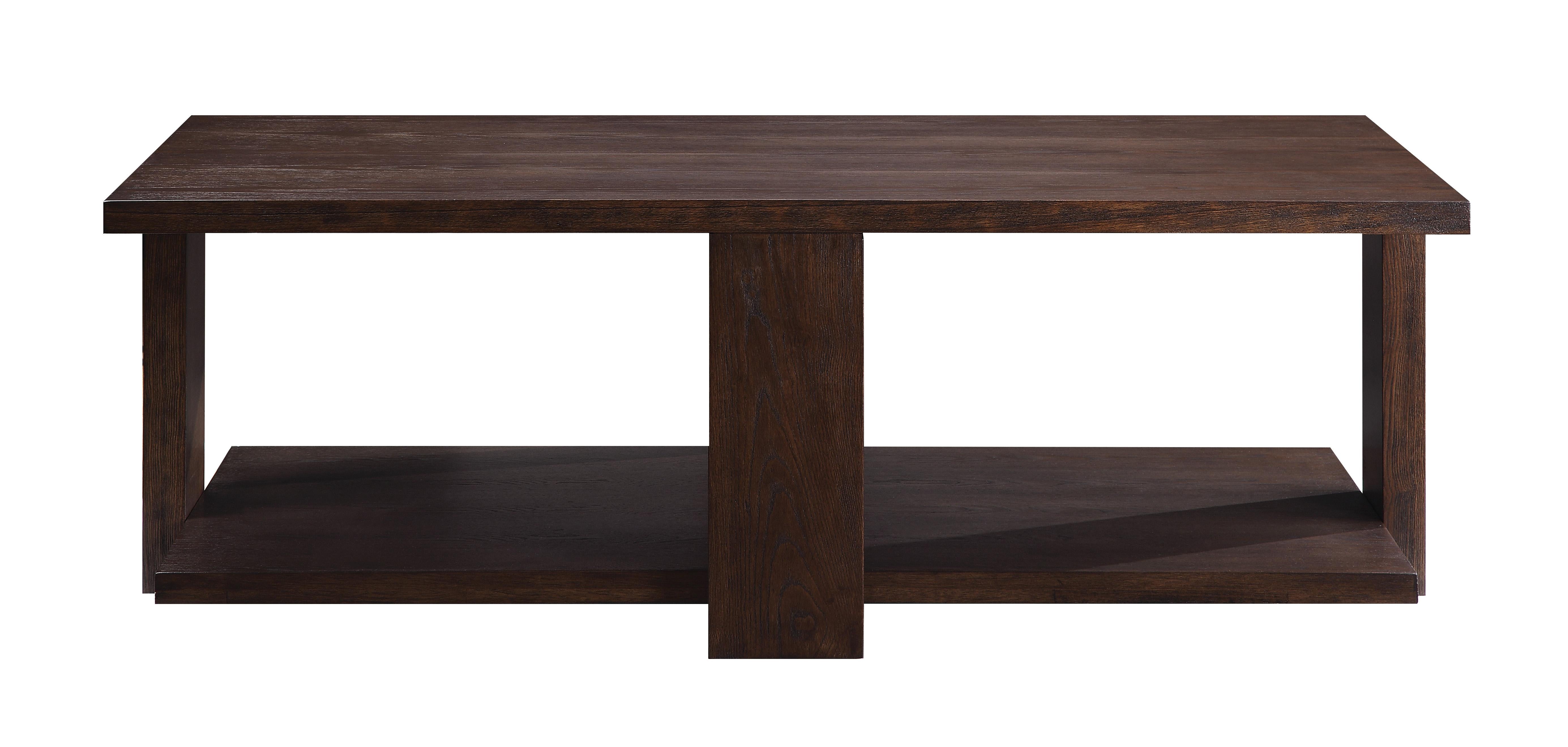 Niamey Walnut Coffee Table - Ideal Furniture (Fresno,CA)