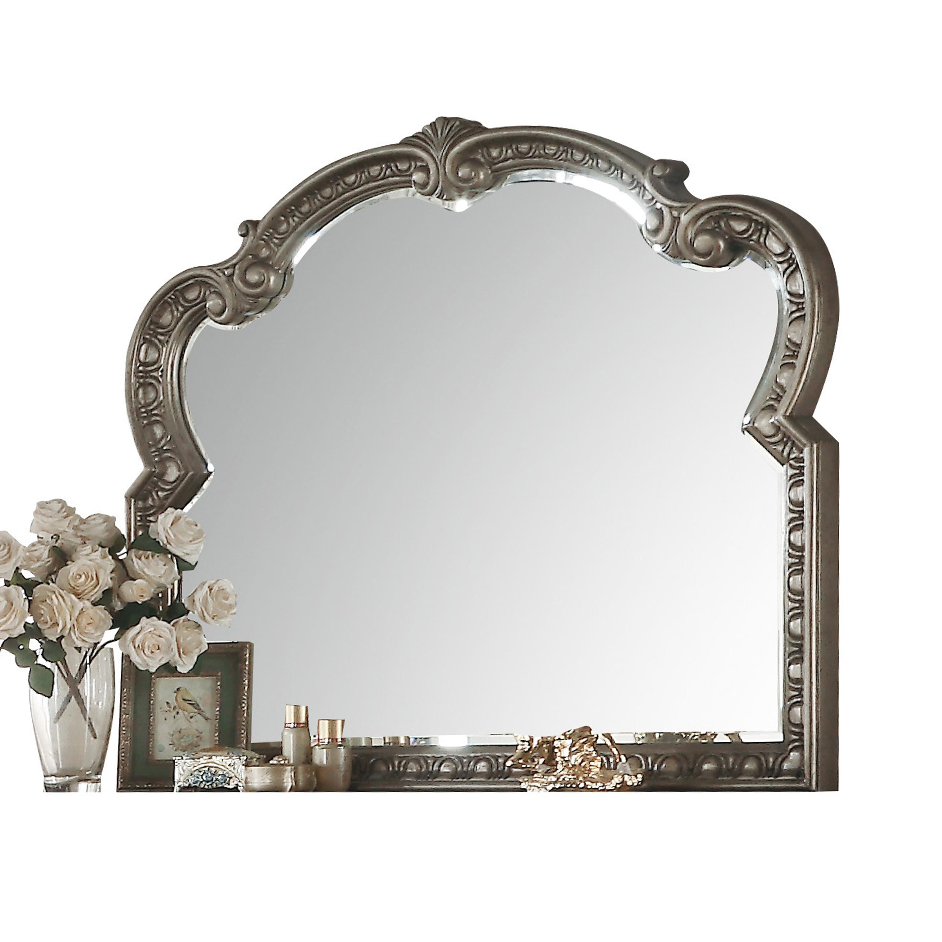 Northville Antique Silver Mirror - Ideal Furniture (Fresno,CA)