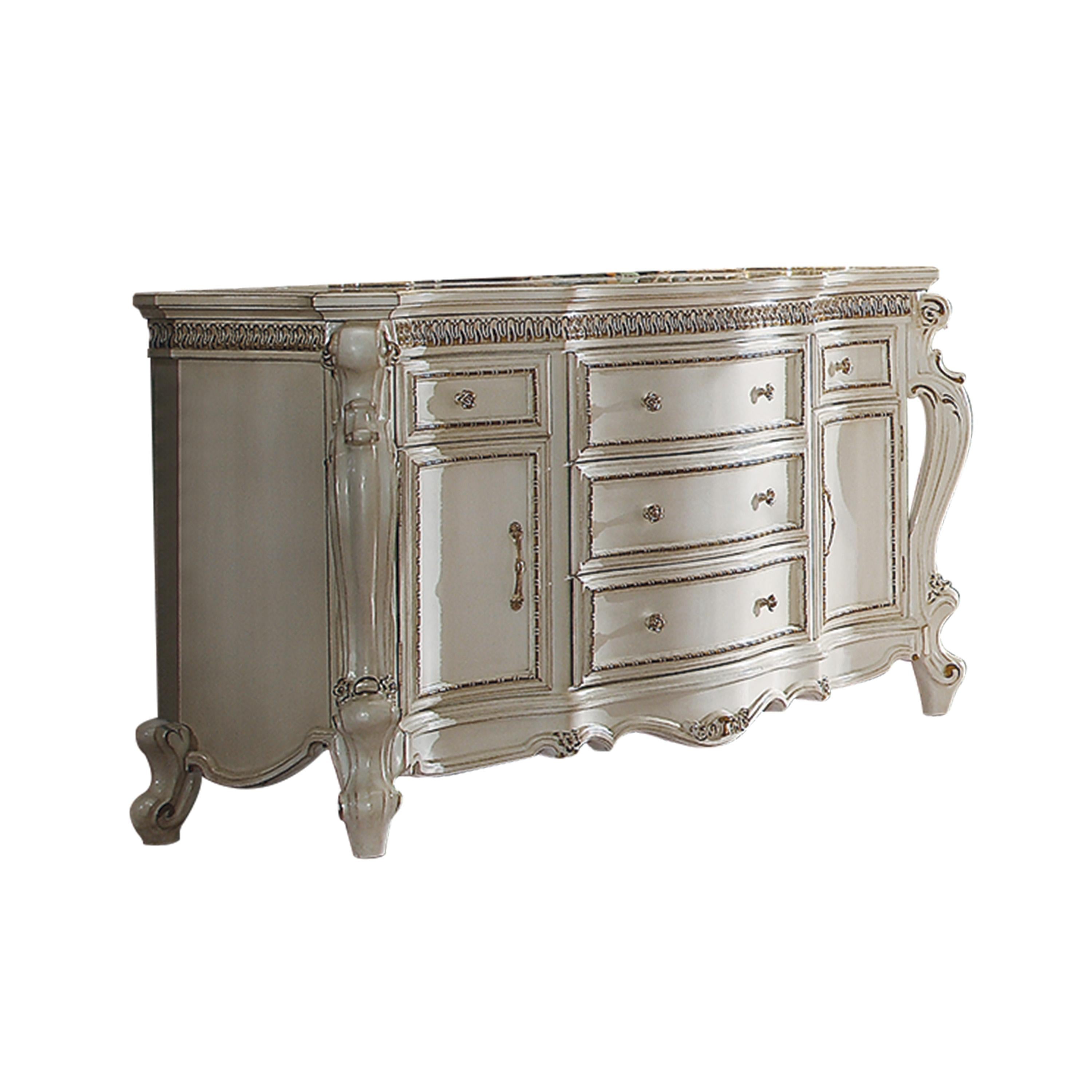 Picardy Antique Pearl Dresser - Ideal Furniture (Fresno,CA)