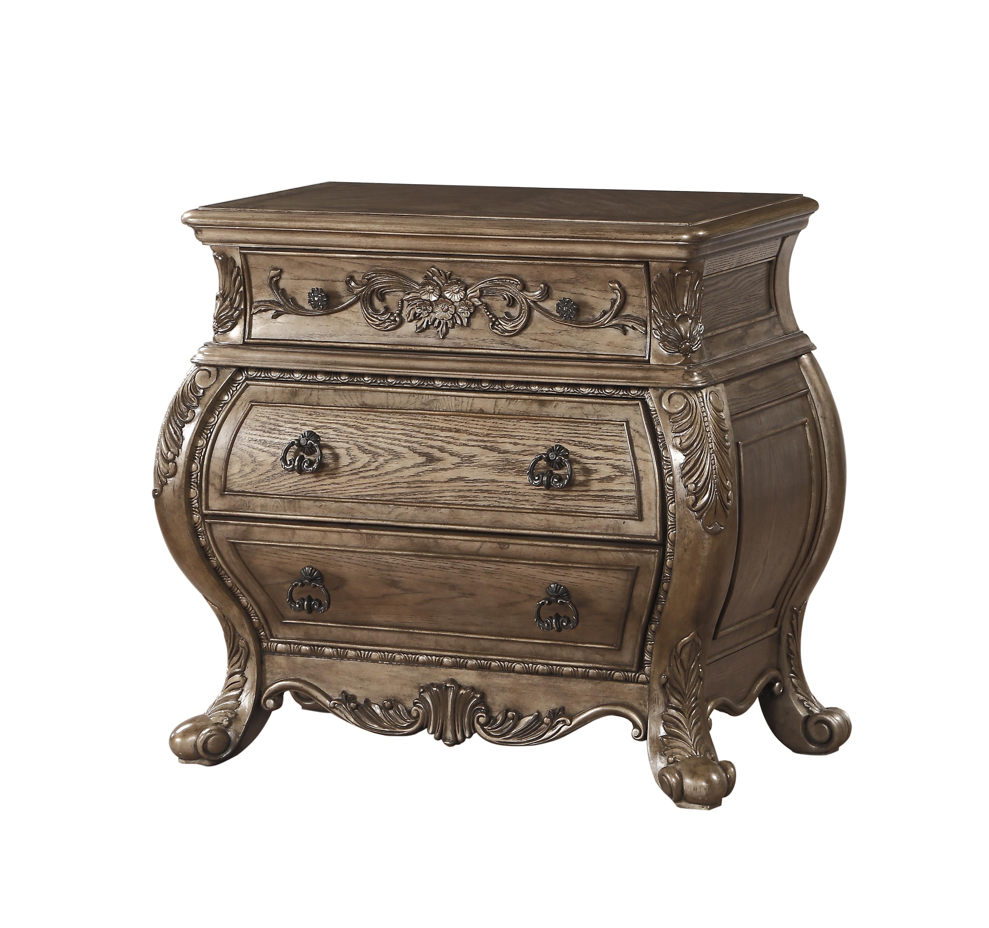 Ragenardus Vintage Oak Nightstand - Ideal Furniture (Fresno,CA)