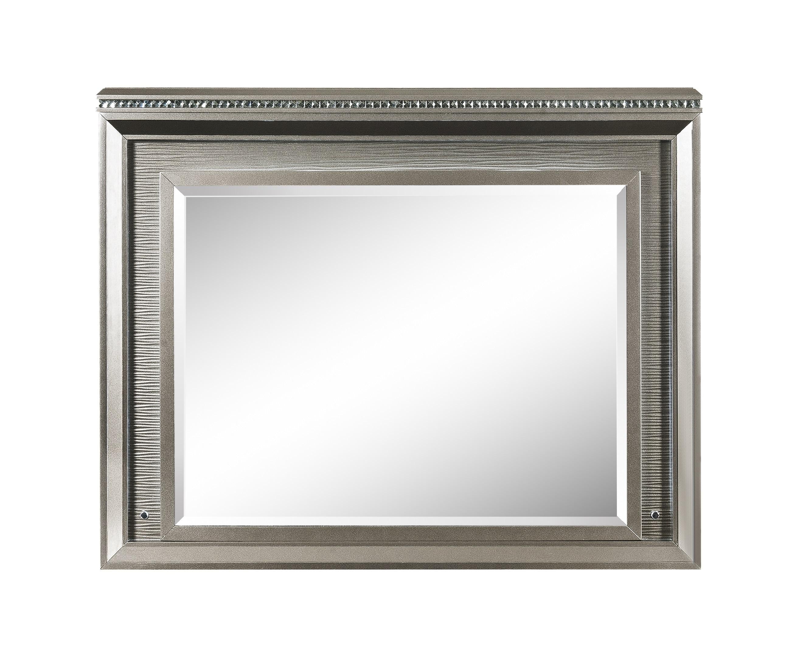 Sadie Dark Champagne Mirror (LED) - Ideal Furniture (Fresno,CA)