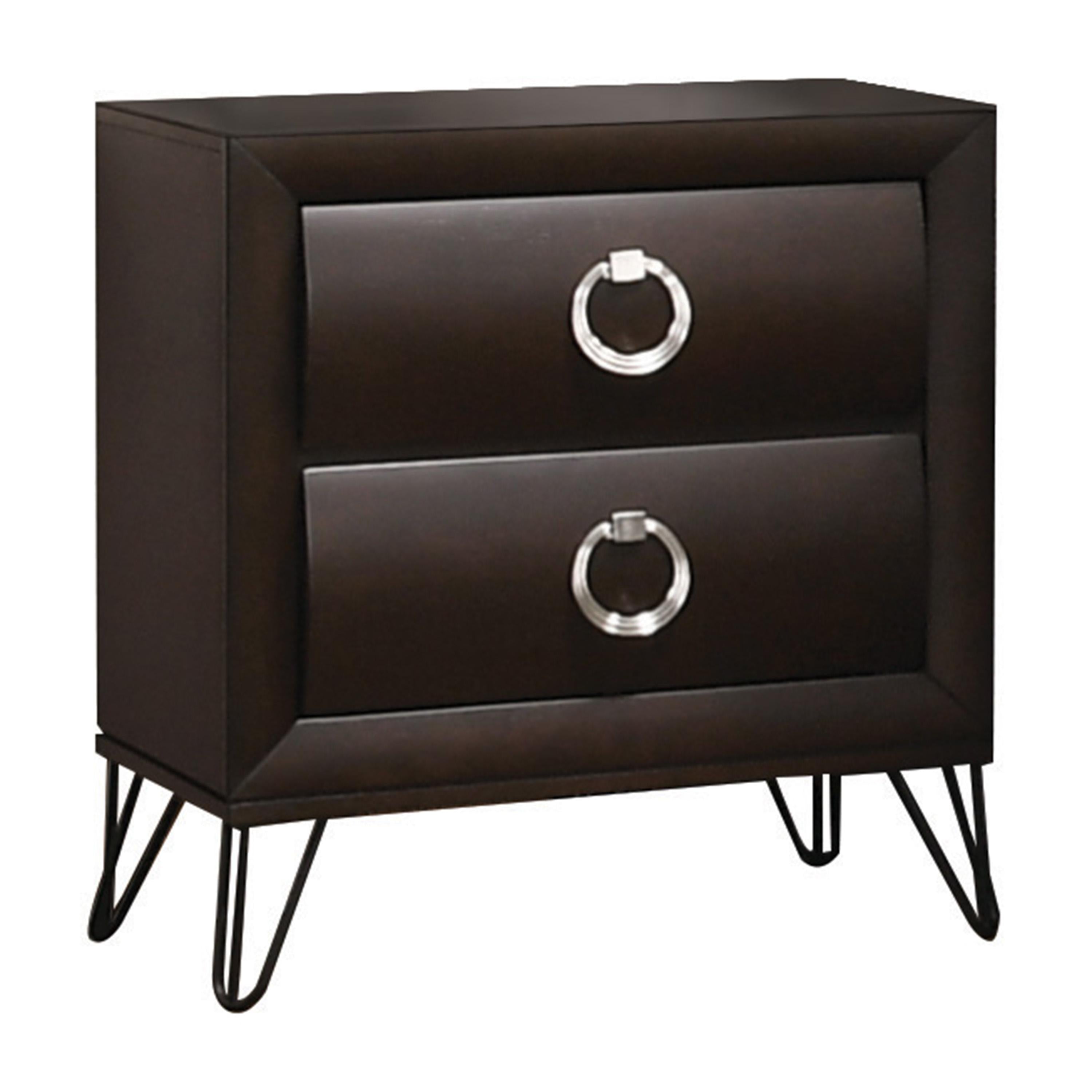 Tablita Dark Merlot Nightstand - Ideal Furniture (Fresno,CA)