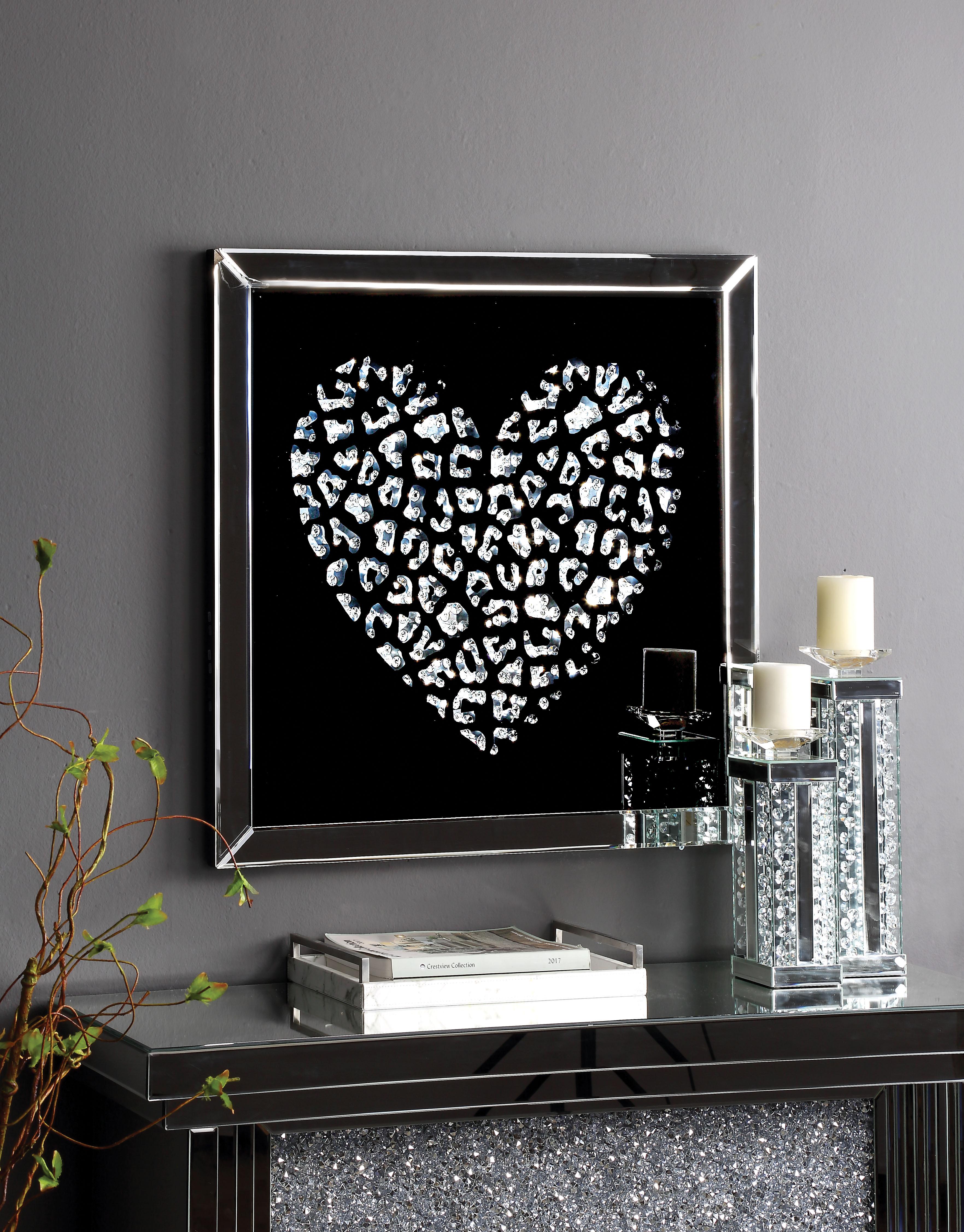 Talisha Mirrored Wall Art - Ideal Furniture (Fresno,CA)