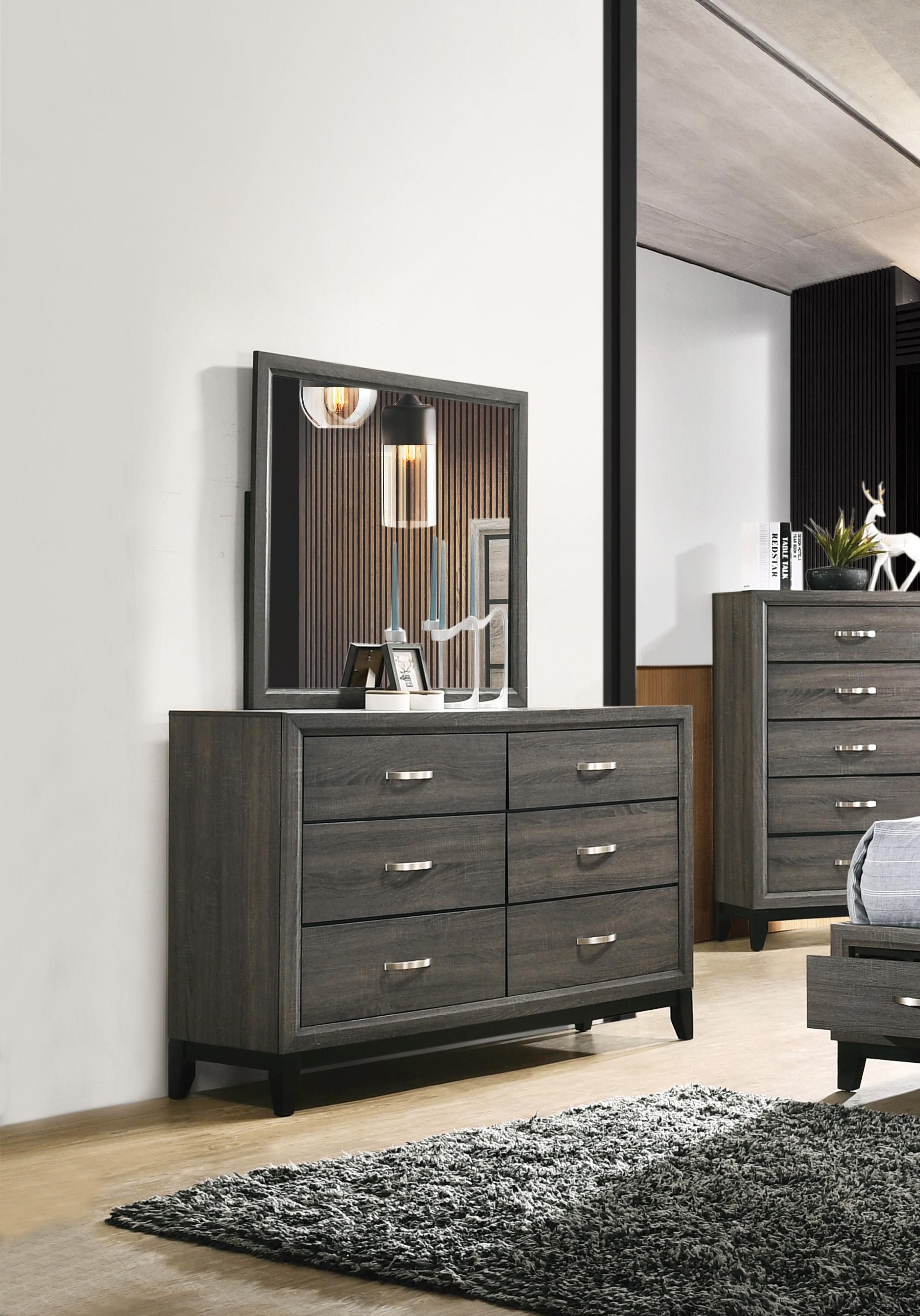 Valdemar Weathered Gray Dresser - Ideal Furniture (Fresno,CA)