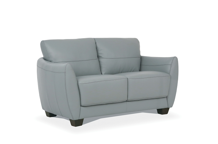 Valeria Watery Leather Loveseat - Ideal Furniture (Fresno,CA)