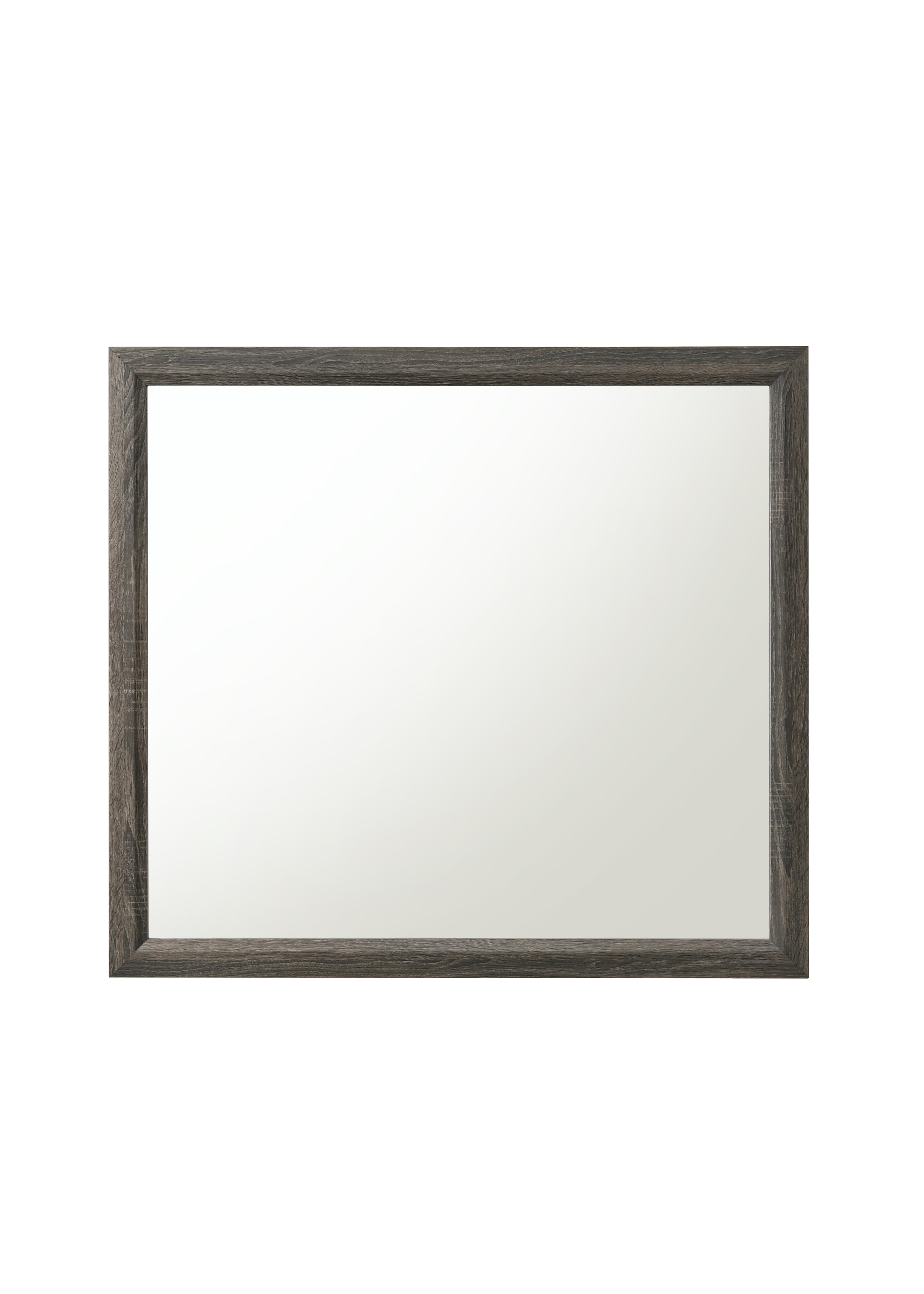 Valdemar Weathered Gray Mirror - Ideal Furniture (Fresno,CA)