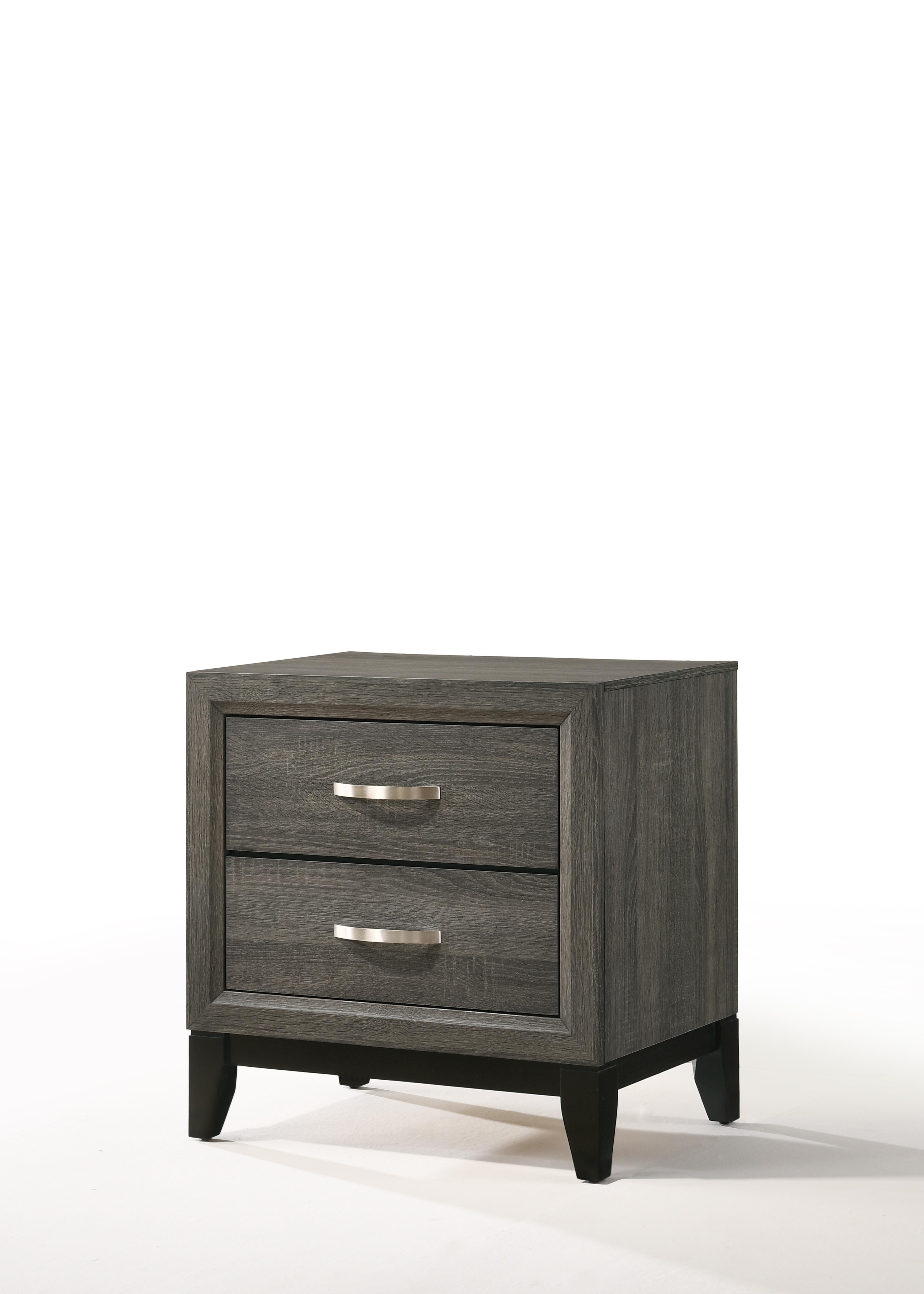 Valdemar Weathered Gray Nightstand - Ideal Furniture (Fresno,CA)