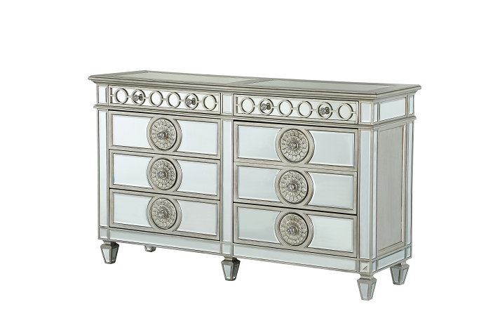 Varian Mirrored Dresser - Ideal Furniture (Fresno,CA)