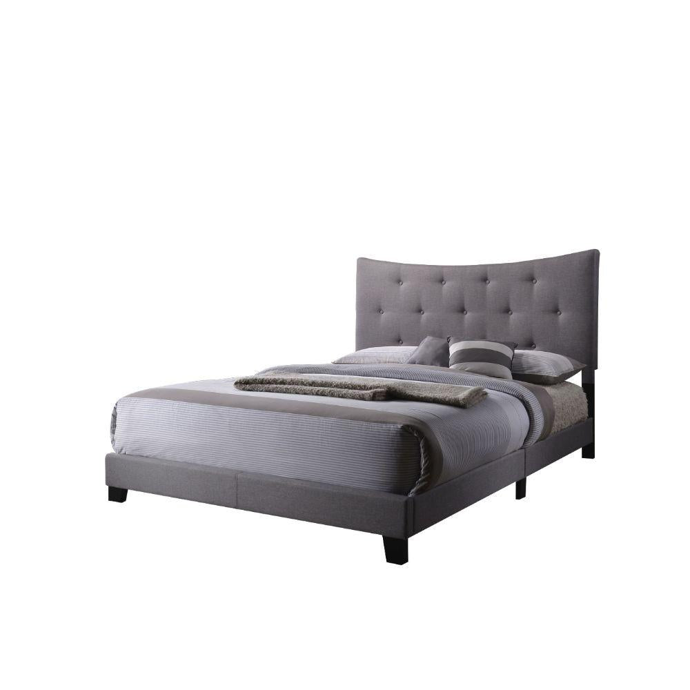 Venacha - Queen Bed - Gray, Dark - 85" - Ideal Furniture (Fresno,CA)