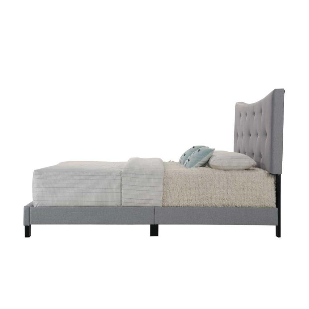 Venacha - Queen Bed - Gray, Dark - 85" - Ideal Furniture (Fresno,CA)