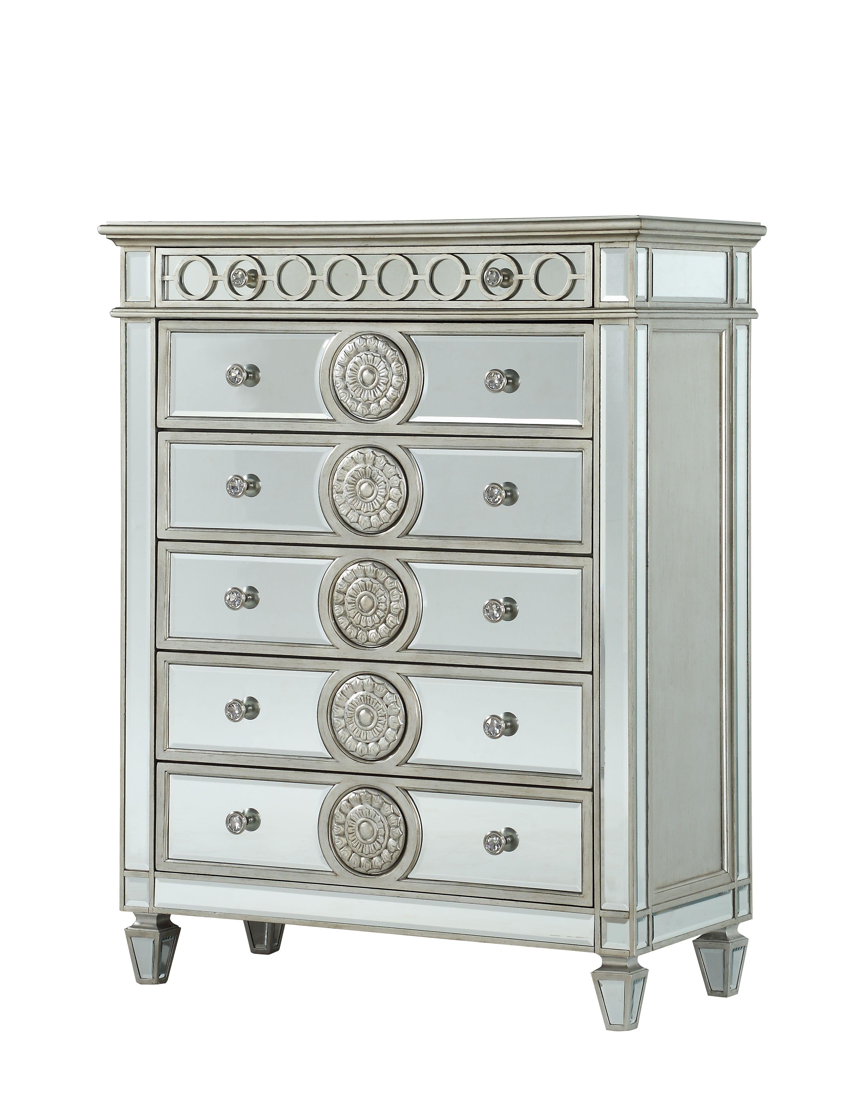 Varian Mirrored Chest - Ideal Furniture (Fresno,CA)