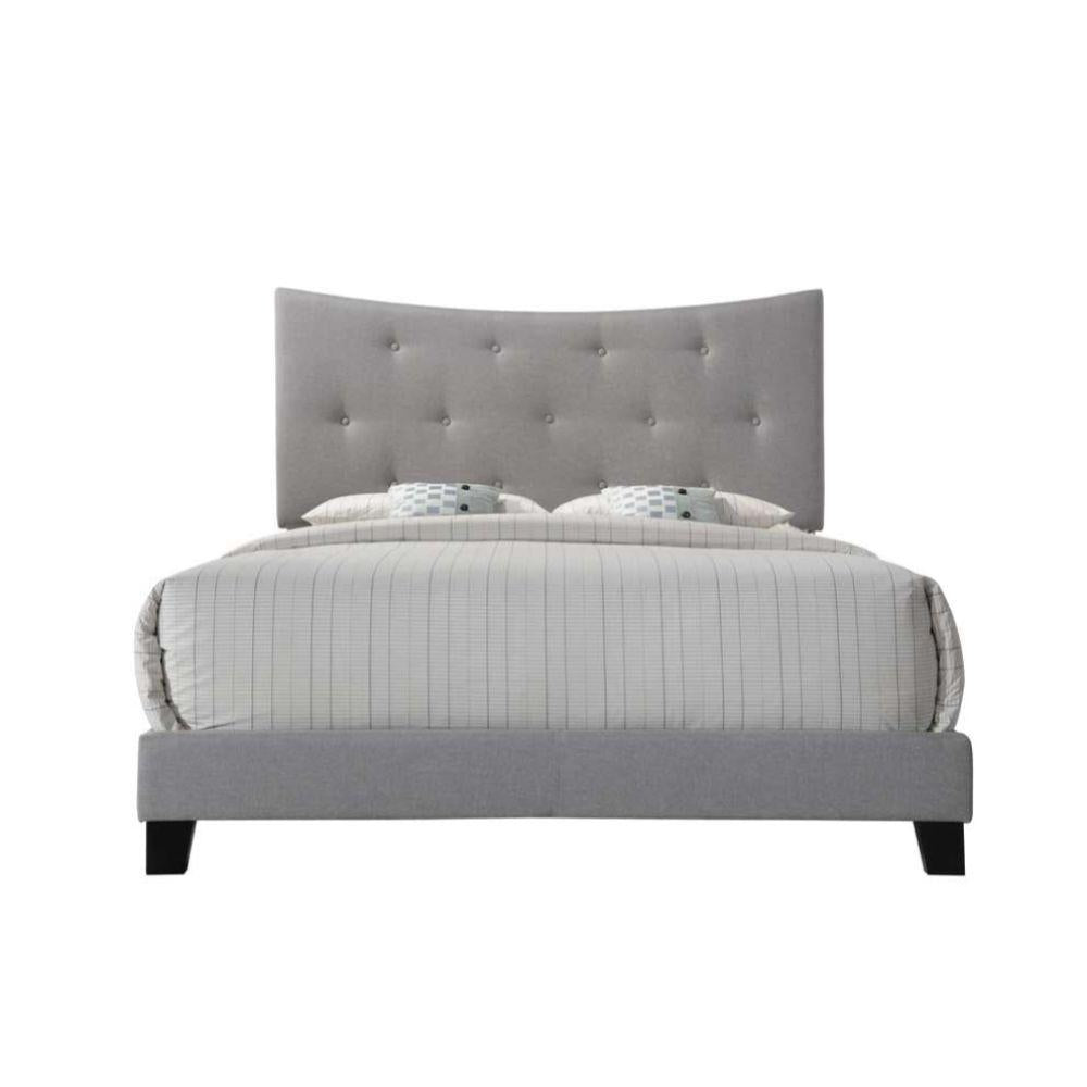 Venacha - Queen Bed - Gray, Dark - 85" - Ideal Furniture (Fresno,CA)