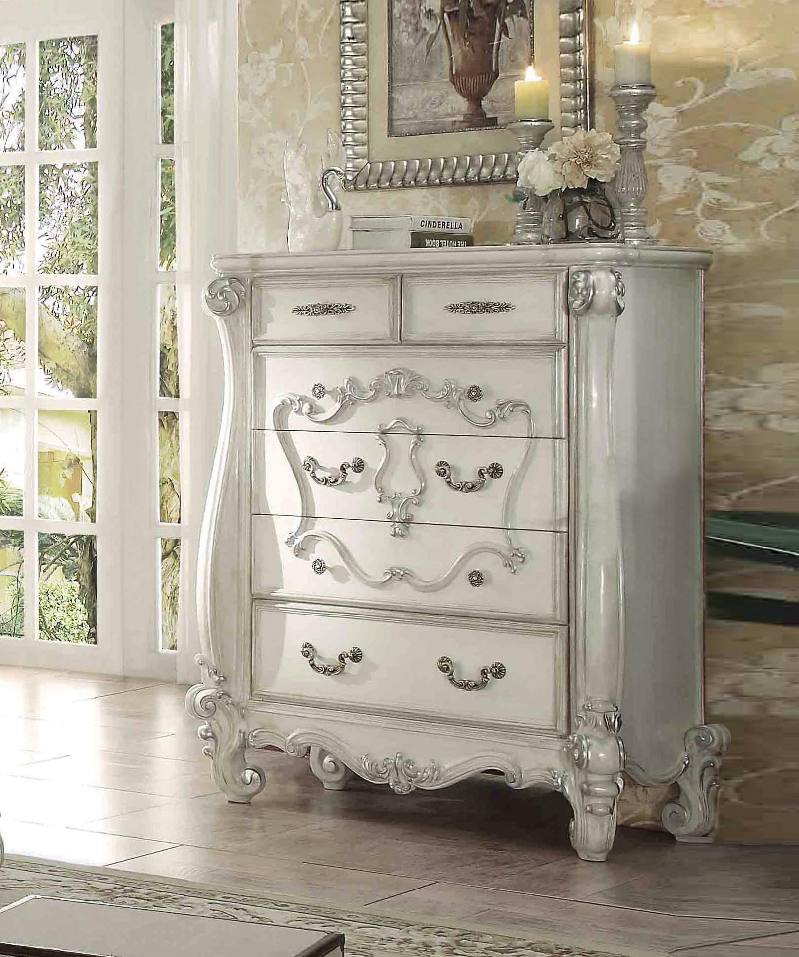 Versailles Bone White Chest - Ideal Furniture (Fresno,CA)