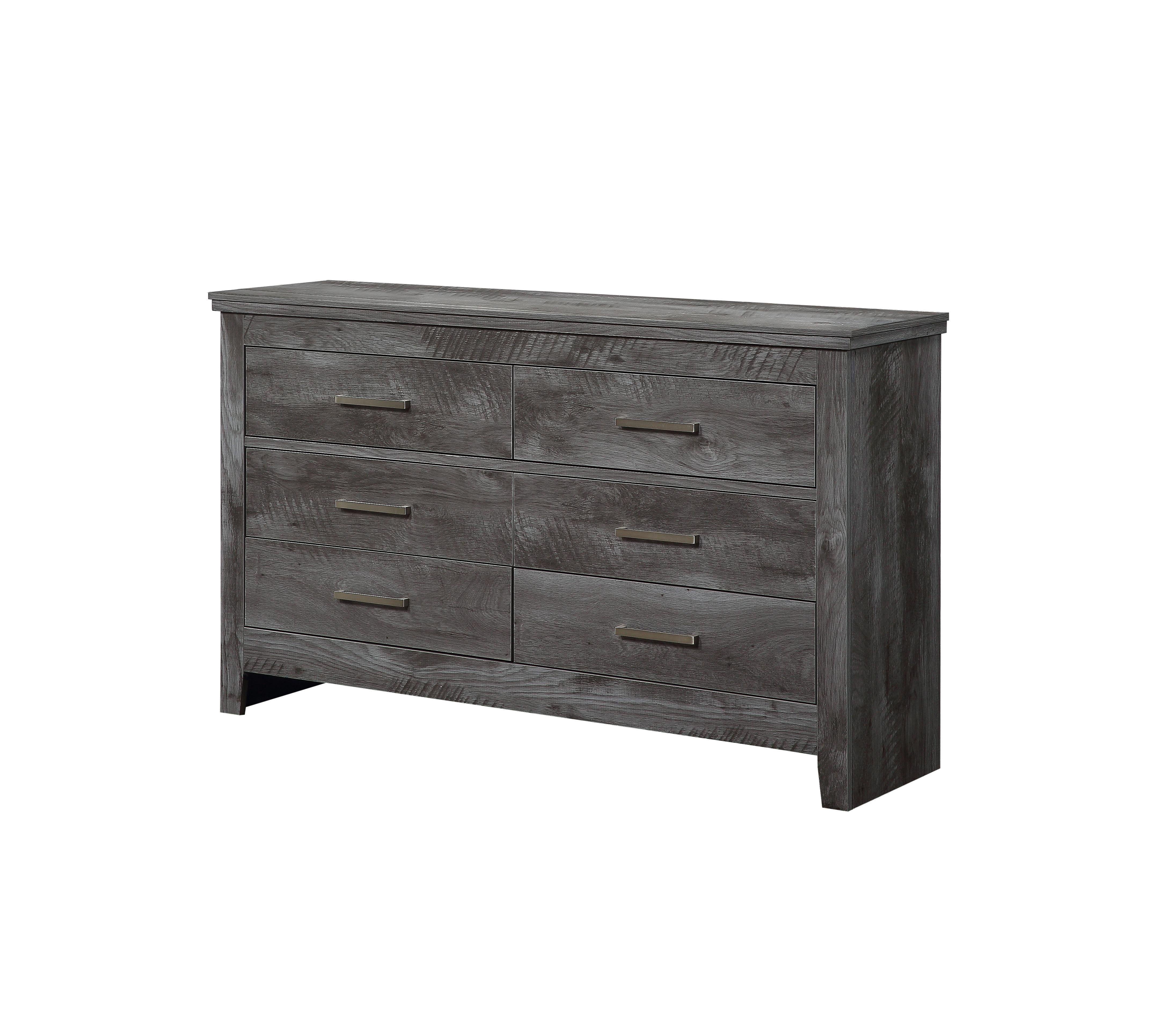 Vidalia Rustic Gray Oak Dresser - Ideal Furniture (Fresno,CA)