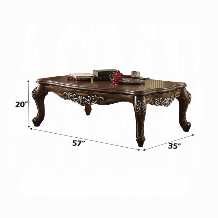Latisha Antique Oak Coffee Table - Ideal Furniture (Fresno,CA)