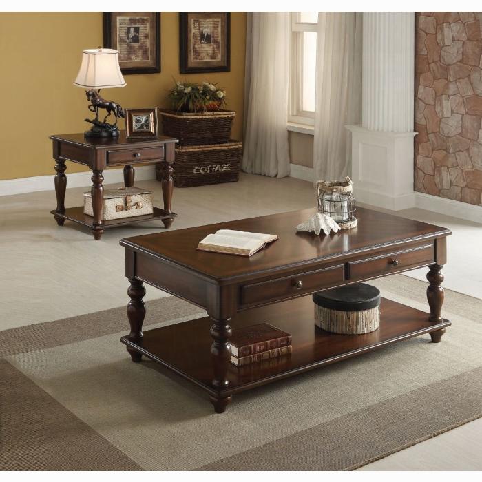 Farrel Walnut Coffee Table - Ideal Furniture (Fresno,CA)