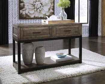 Johurst Sofa/Console Table - Ideal Furniture (Fresno,CA)