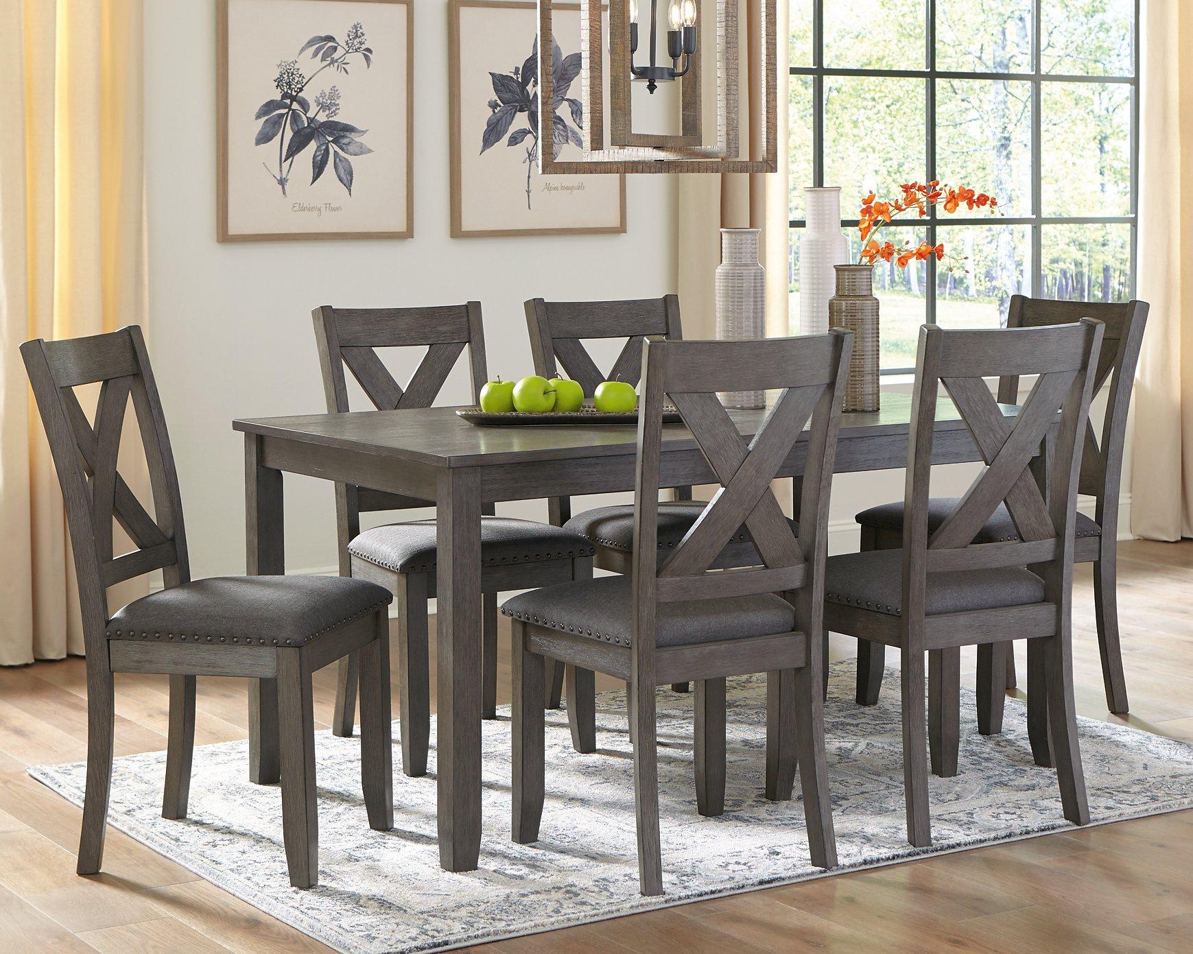 Caitbrook Dining Table and Chairs (Set of 7) - Ideal Furniture (Fresno,CA)