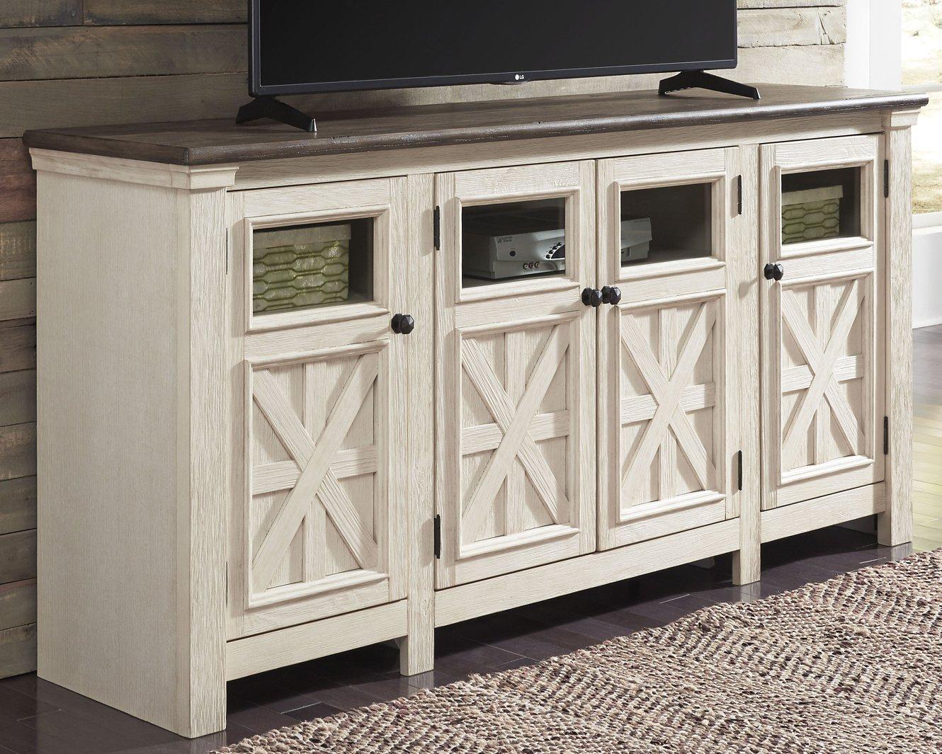 Bolanburg 74" TV Stand - Ideal Furniture (Fresno,CA)