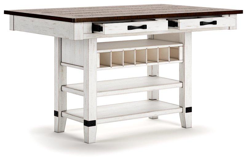 Valebeck Counter Height Dining Table - Ideal Furniture (Fresno,CA)