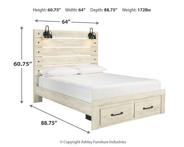 Cambeck Bed with 2 Storage Drawers - Ideal Furniture (Fresno,CA)