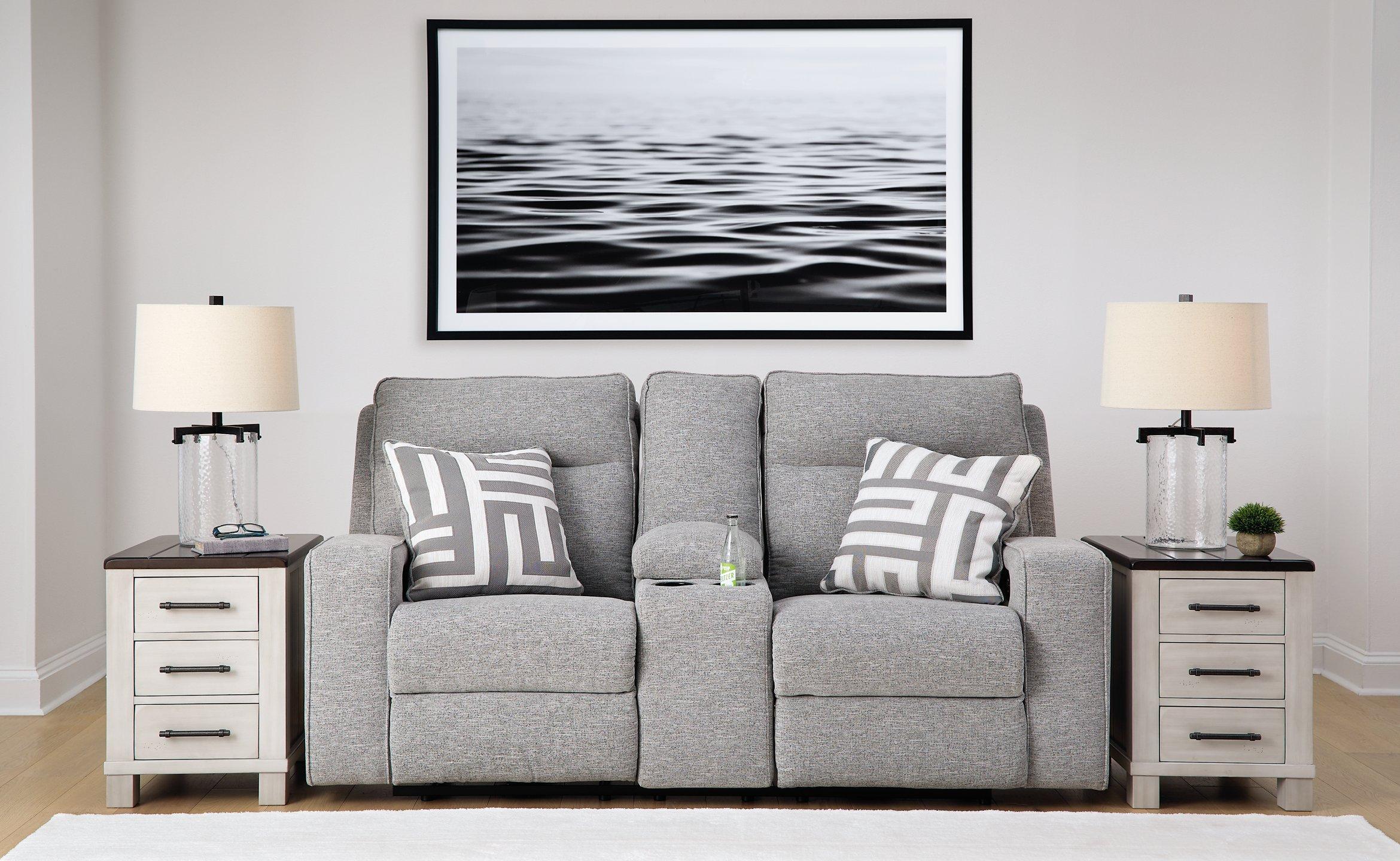 Biscoe Power Reclining Loveseat - Ideal Furniture (Fresno,CA)