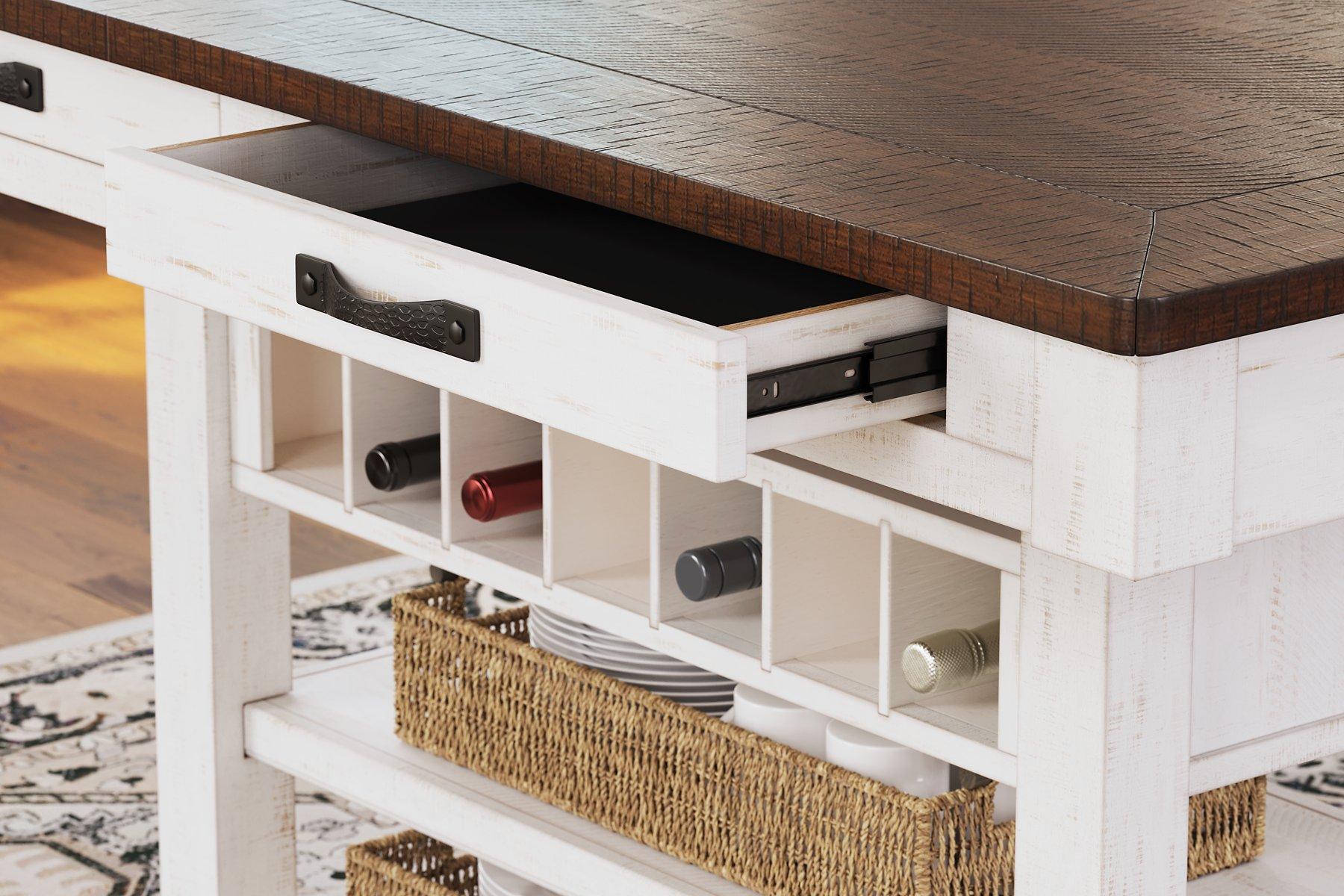 Valebeck Counter Height Dining Table - Ideal Furniture (Fresno,CA)