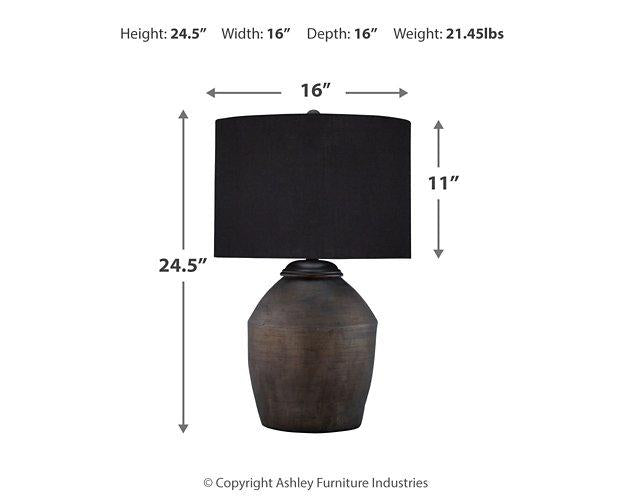 Naareman Lamp Set - Ideal Furniture (Fresno,CA)