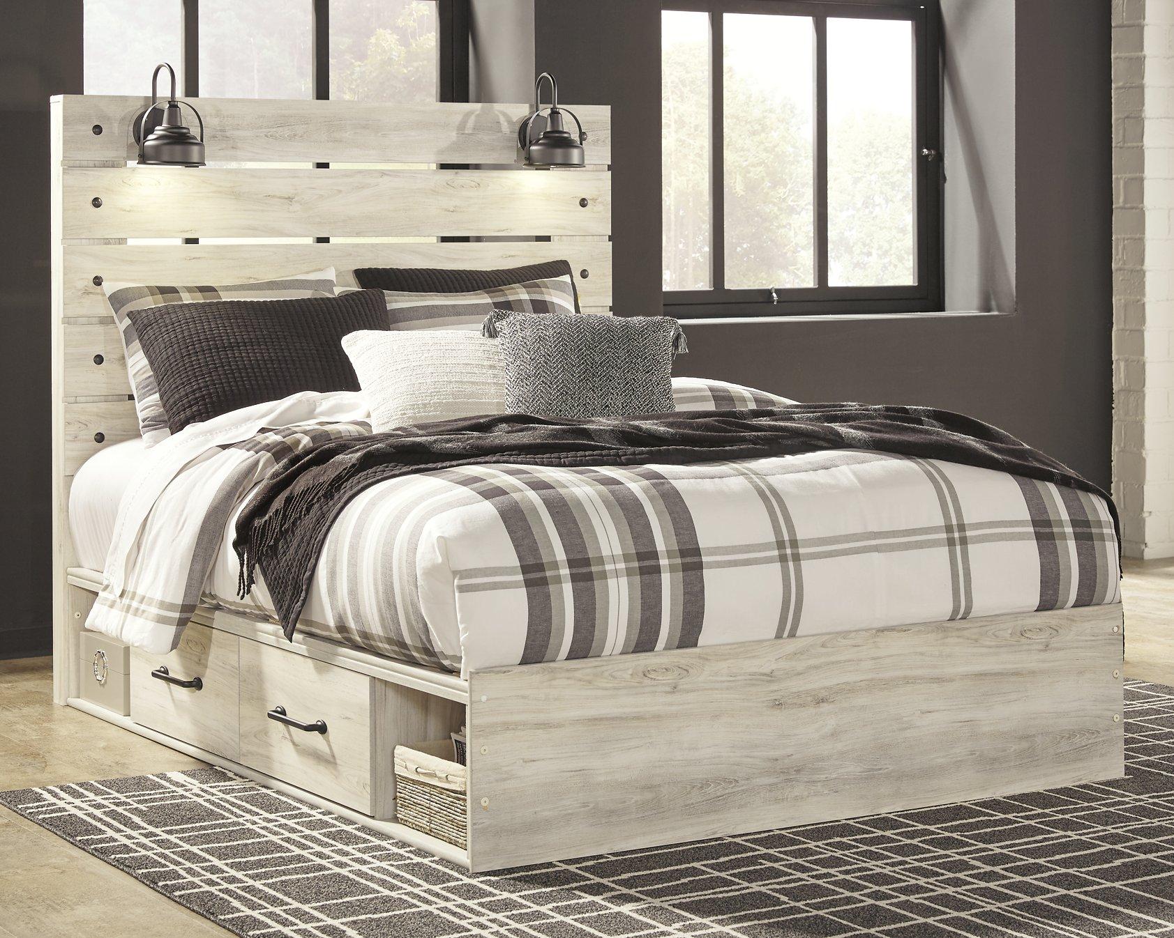 Cambeck Bed with 2 Storage Drawers - Ideal Furniture (Fresno,CA)