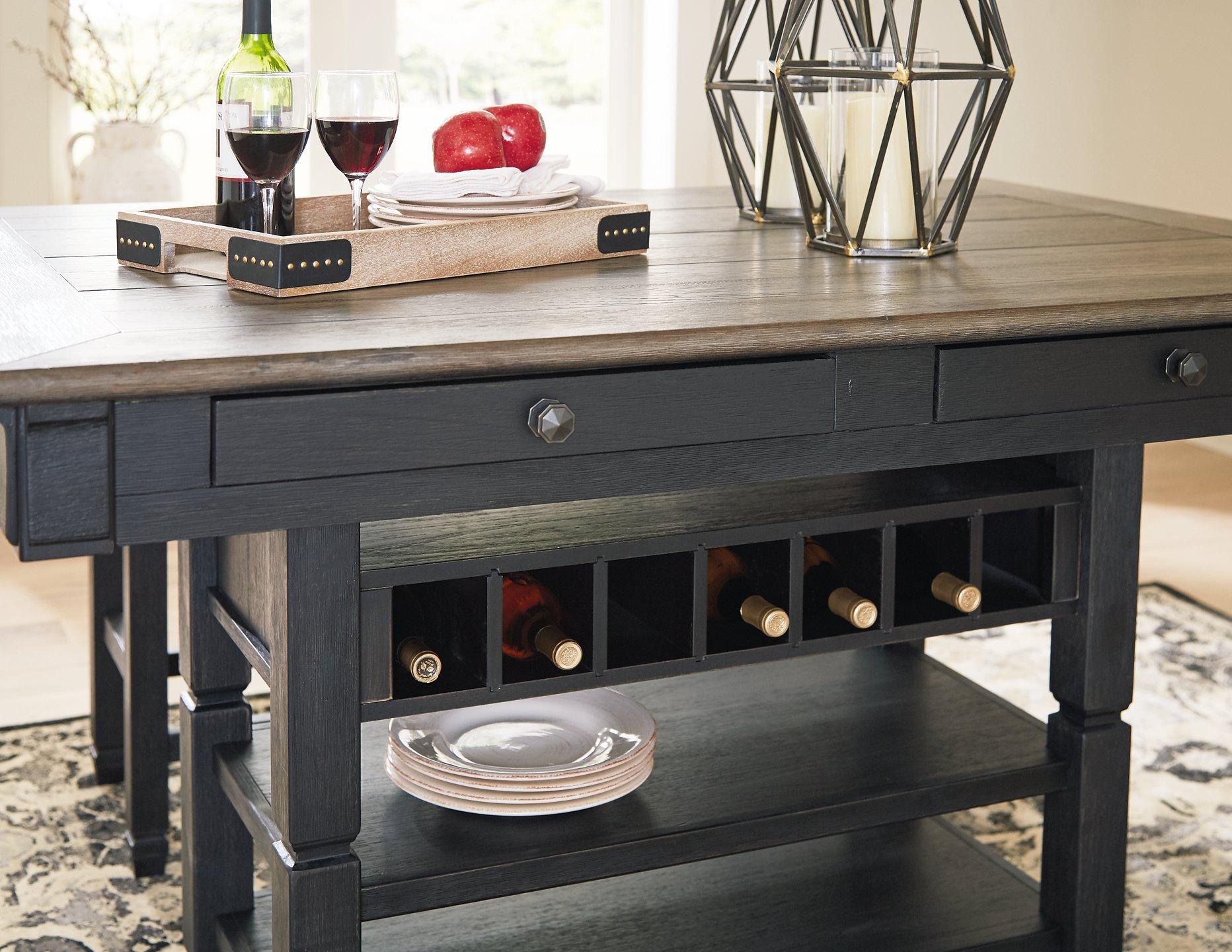 Tyler Creek Counter Height Dining Set - Ideal Furniture (Fresno,CA)