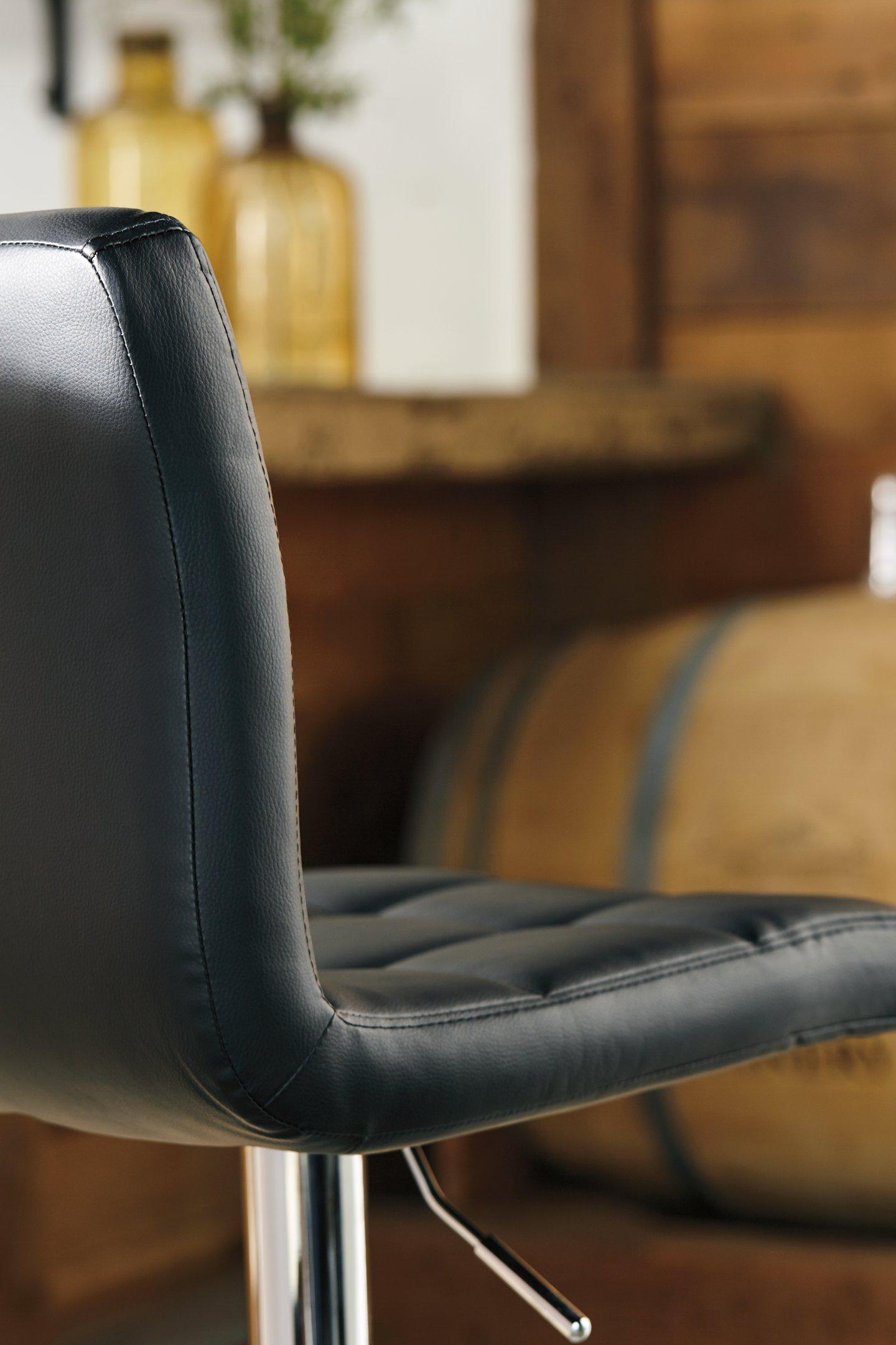 Bellatier Adjustable Height Bar Stool - Ideal Furniture (Fresno,CA)