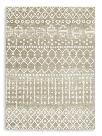Bunchly 4'11" x 7'2" Washable Rug - Ideal Furniture (Fresno,CA)