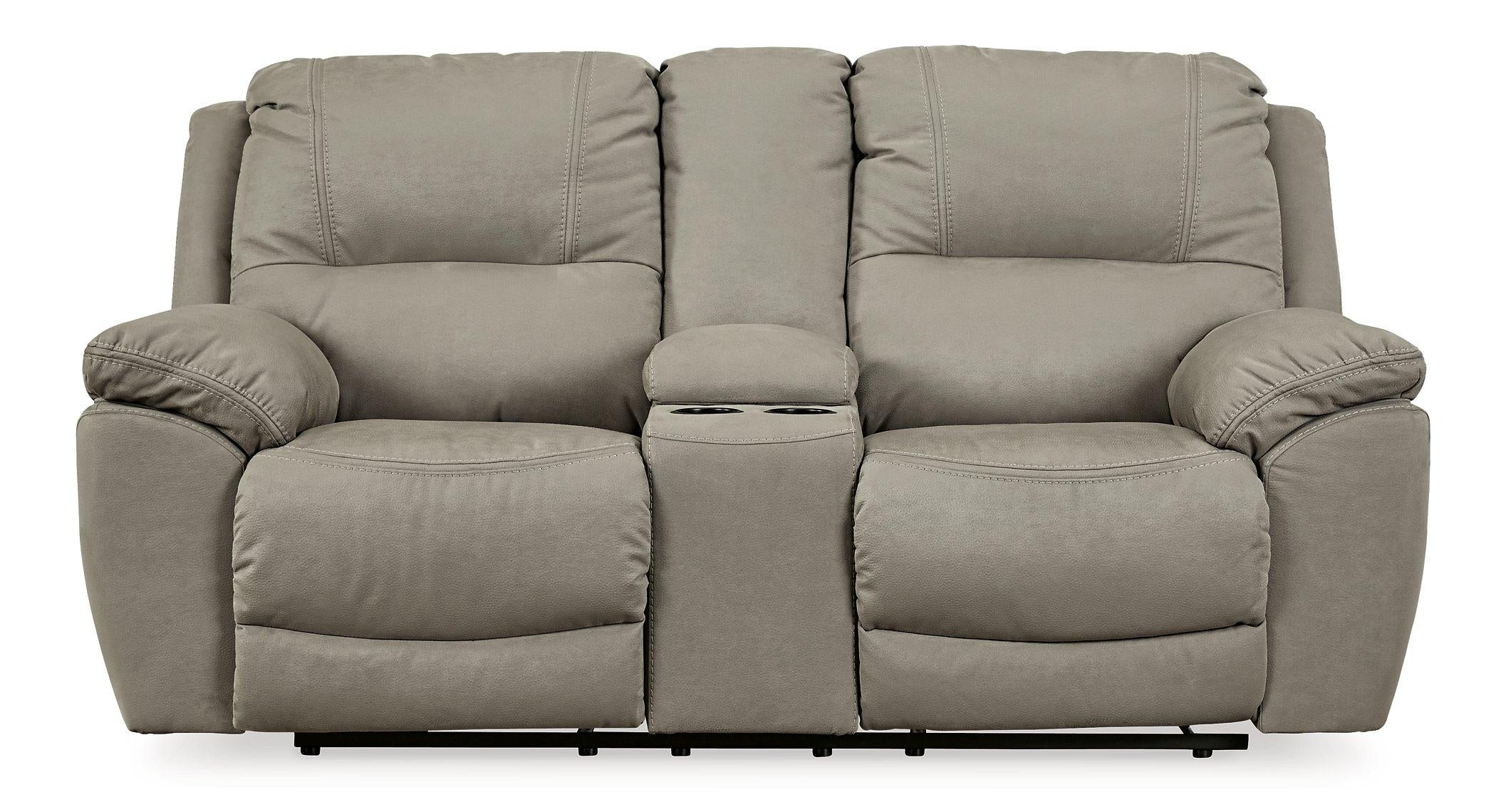 Next-Gen Gaucho Reclining Loveseat with Console - Ideal Furniture (Fresno,CA)