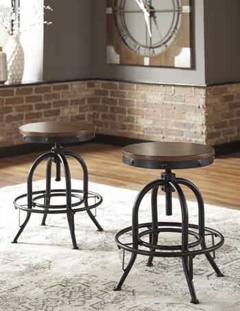 Valebeck Counter Height Bar Stool - Ideal Furniture (Fresno,CA)