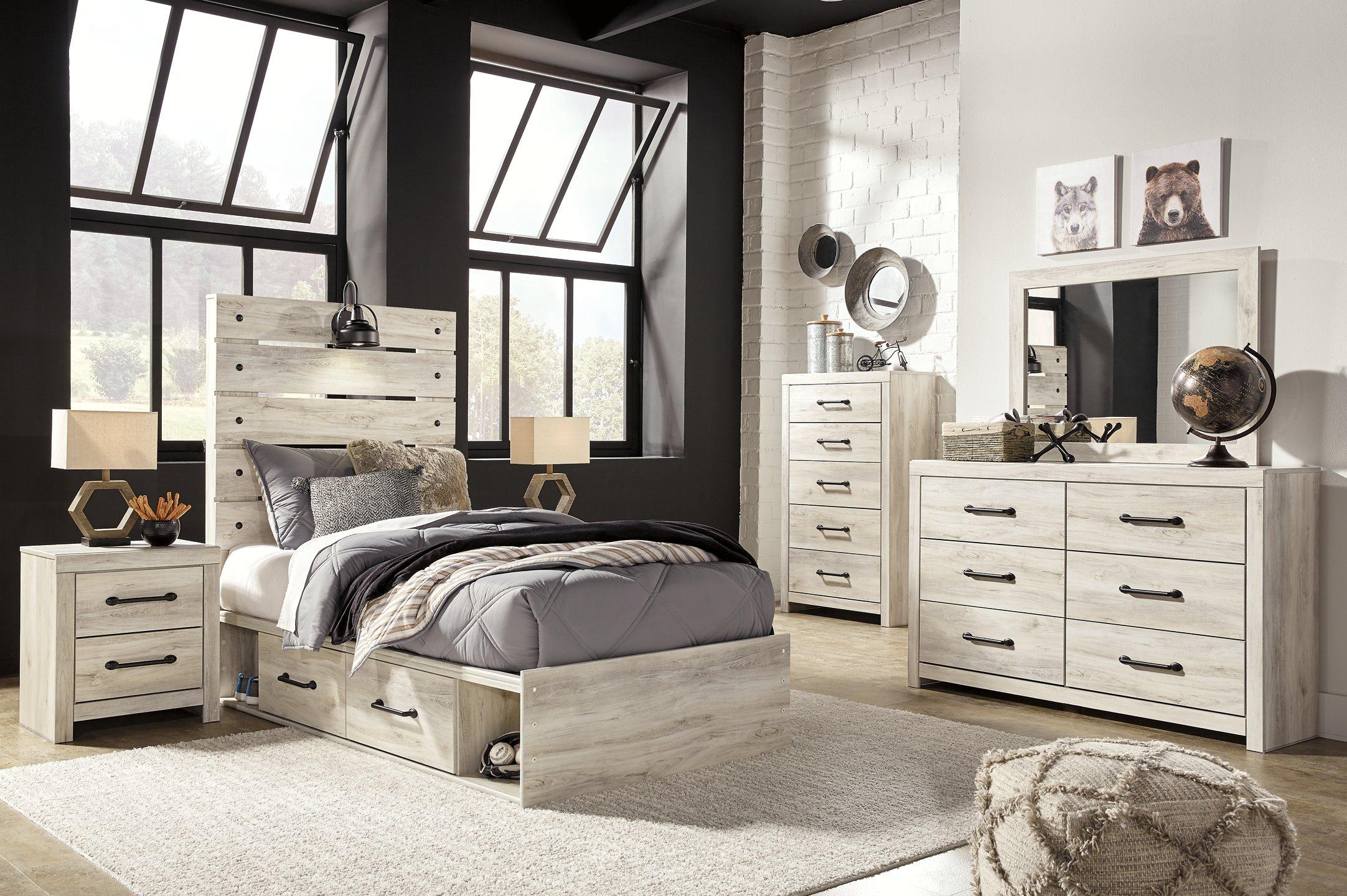 Cambeck Bed with 2 Storage Drawers - Ideal Furniture (Fresno,CA)