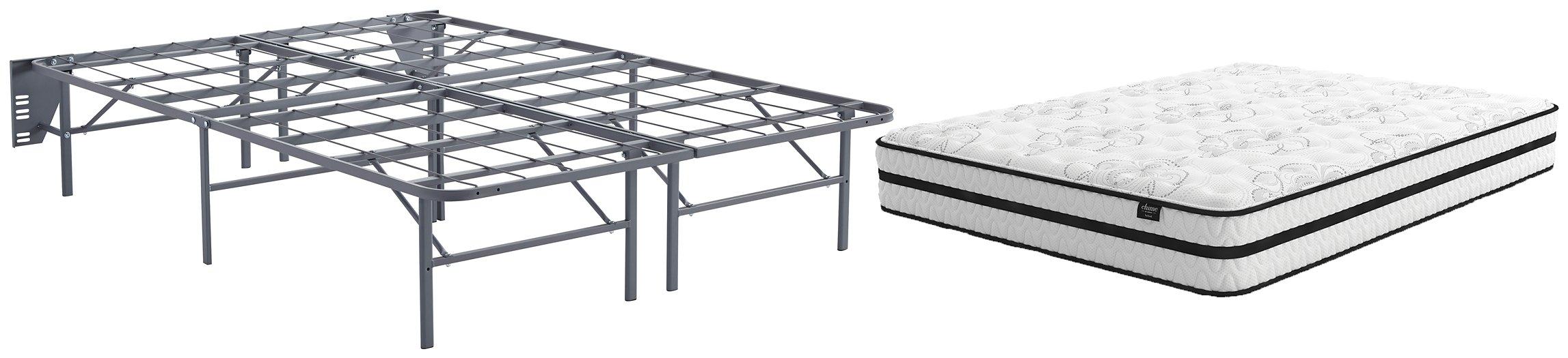 Chime 10 Inch Hybrid Mattress Package - Ideal Furniture (Fresno,CA)