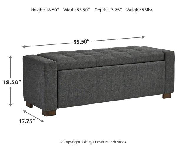 Cortwell Storage Bench - Ideal Furniture (Fresno,CA)