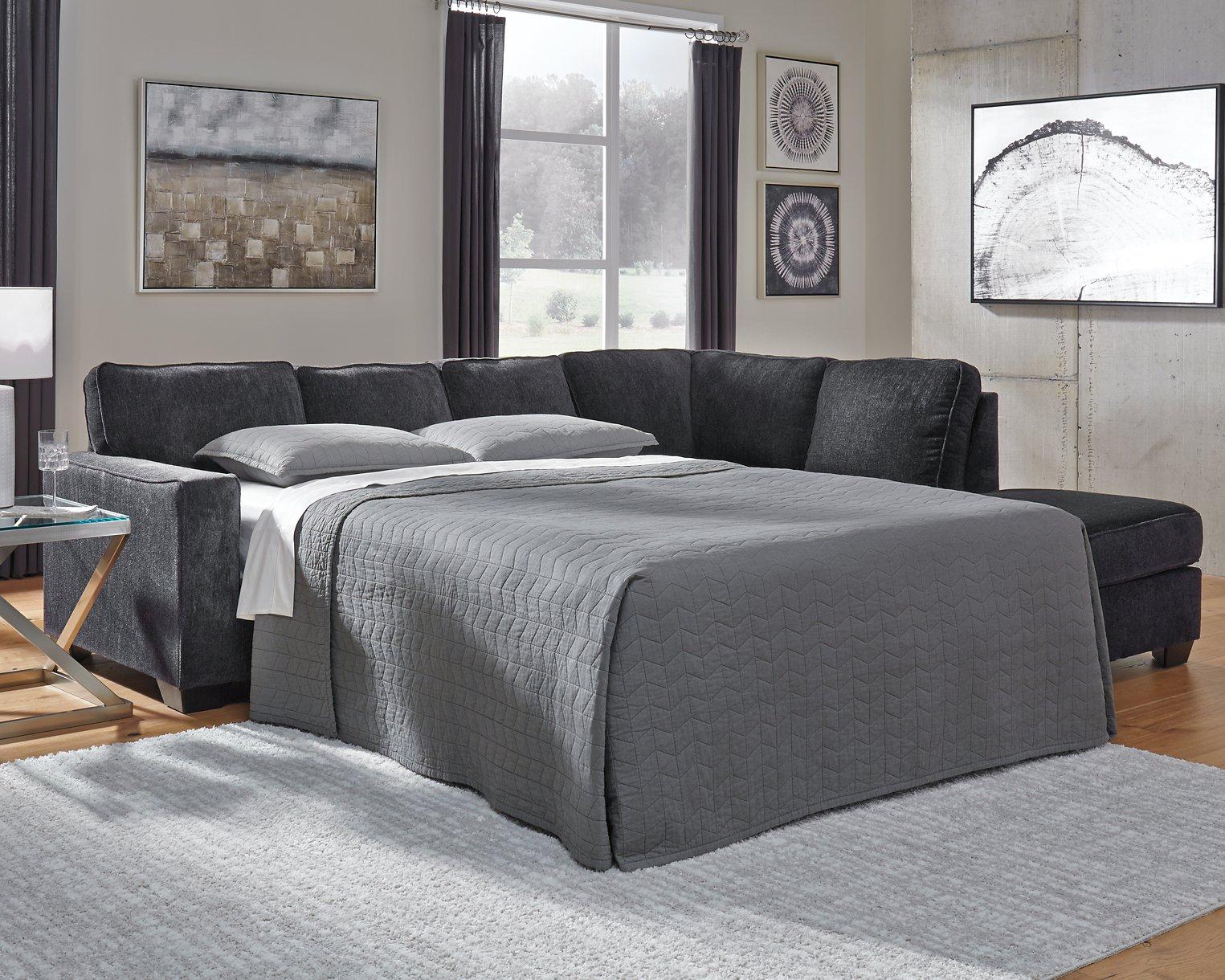 Altari Sleeper Sectional with Chaise - Ideal Furniture (Fresno,CA)