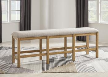 Havonplane 72" Counter Height Dining Bench - Ideal Furniture (Fresno,CA)