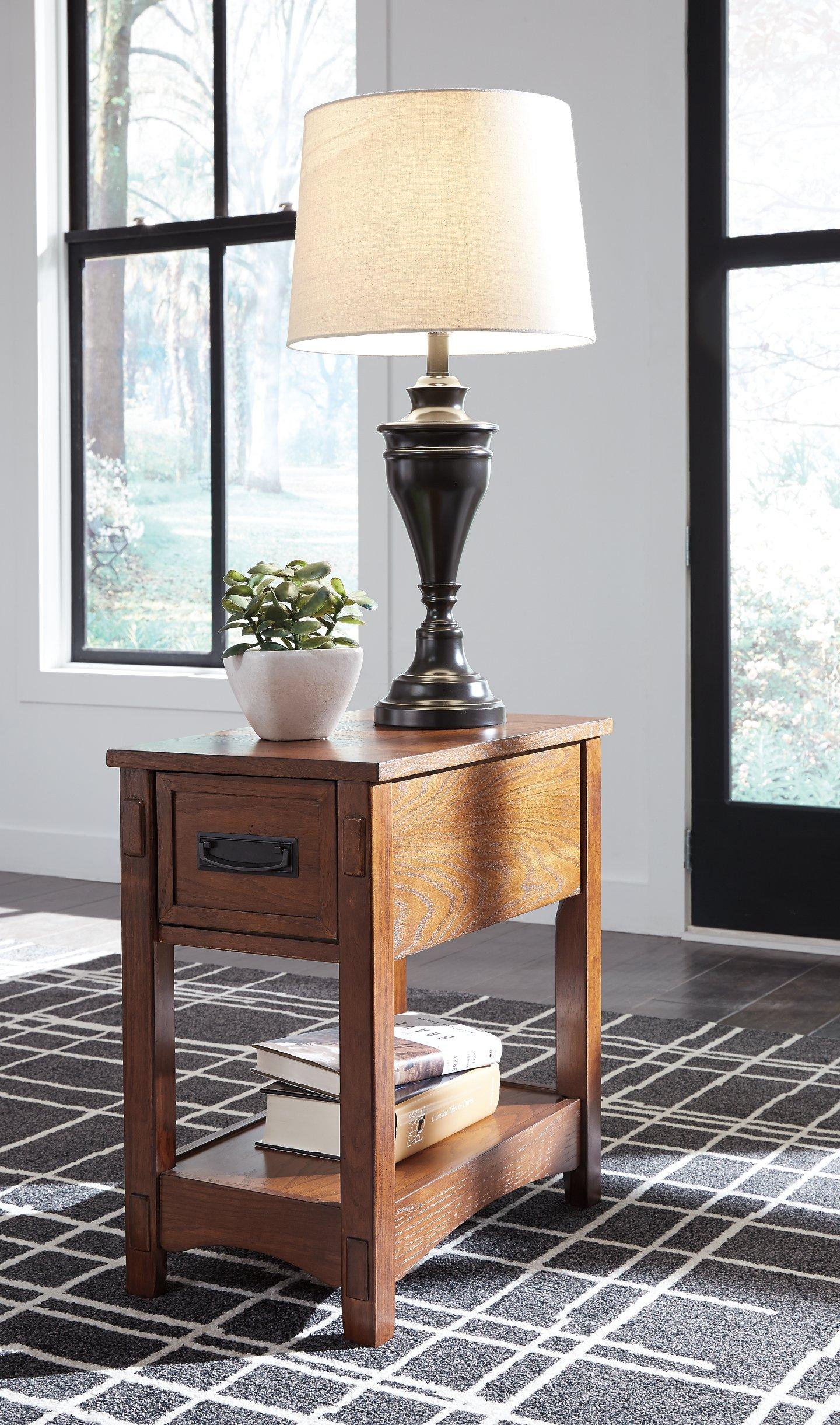 Breegin Chairside End Table - Ideal Furniture (Fresno,CA)