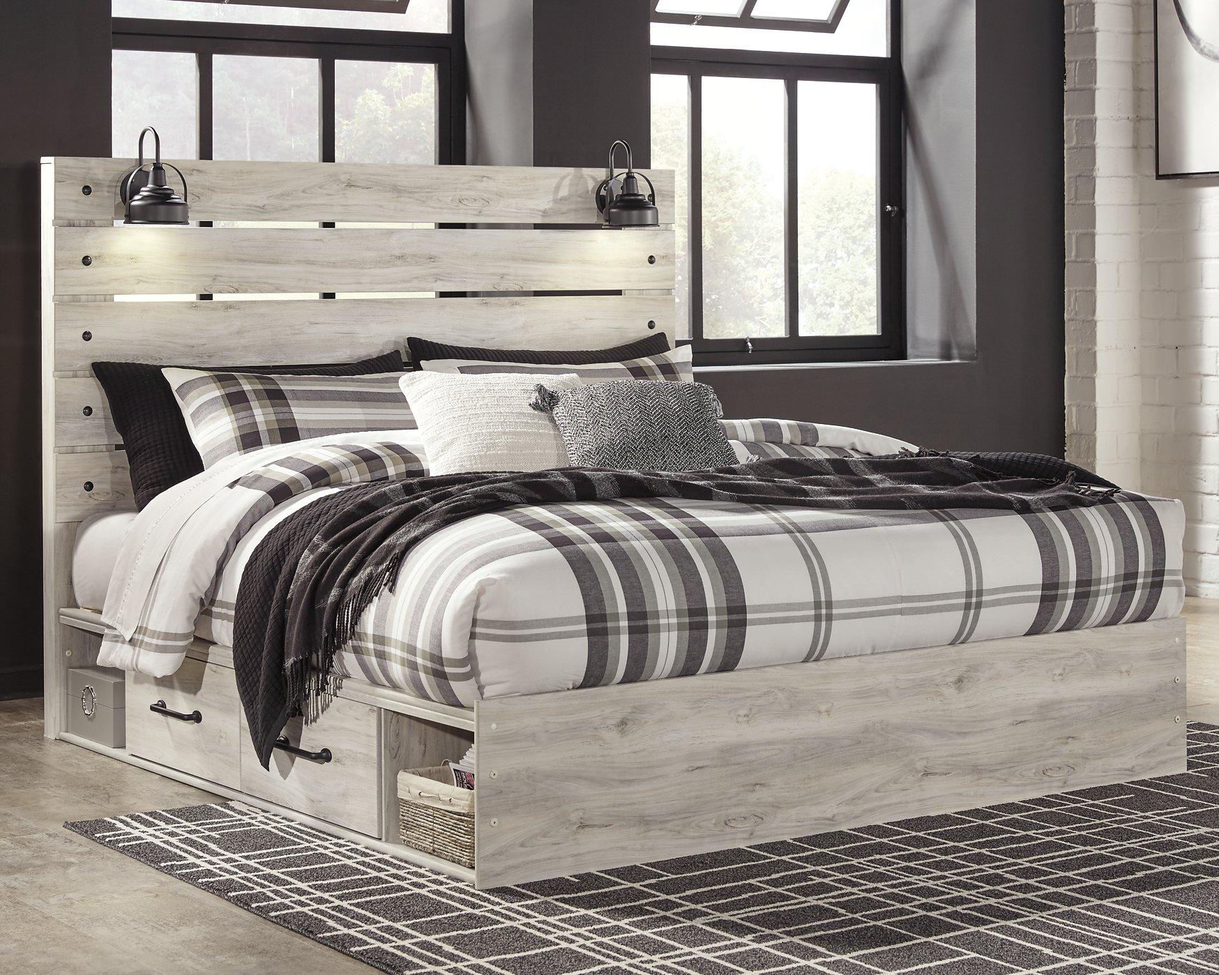 Cambeck Bed with 2 Storage Drawers - Ideal Furniture (Fresno,CA)
