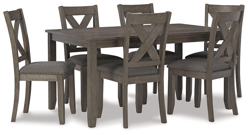 Caitbrook Dining Table and Chairs (Set of 7) - Ideal Furniture (Fresno,CA)