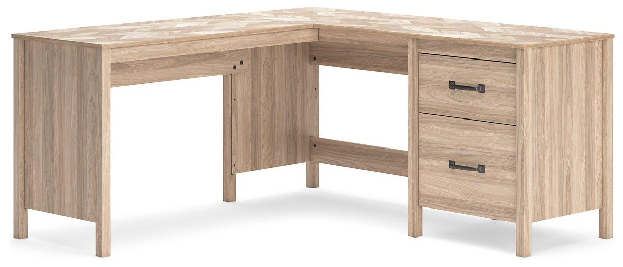 Battelle 60" Home Office Desk with Return - Ideal Furniture (Fresno,CA)
