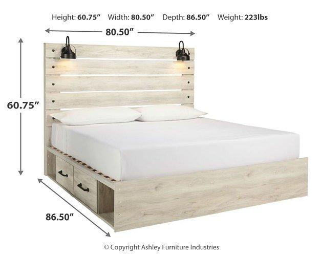 Cambeck Bed with 2 Storage Drawers - Ideal Furniture (Fresno,CA)