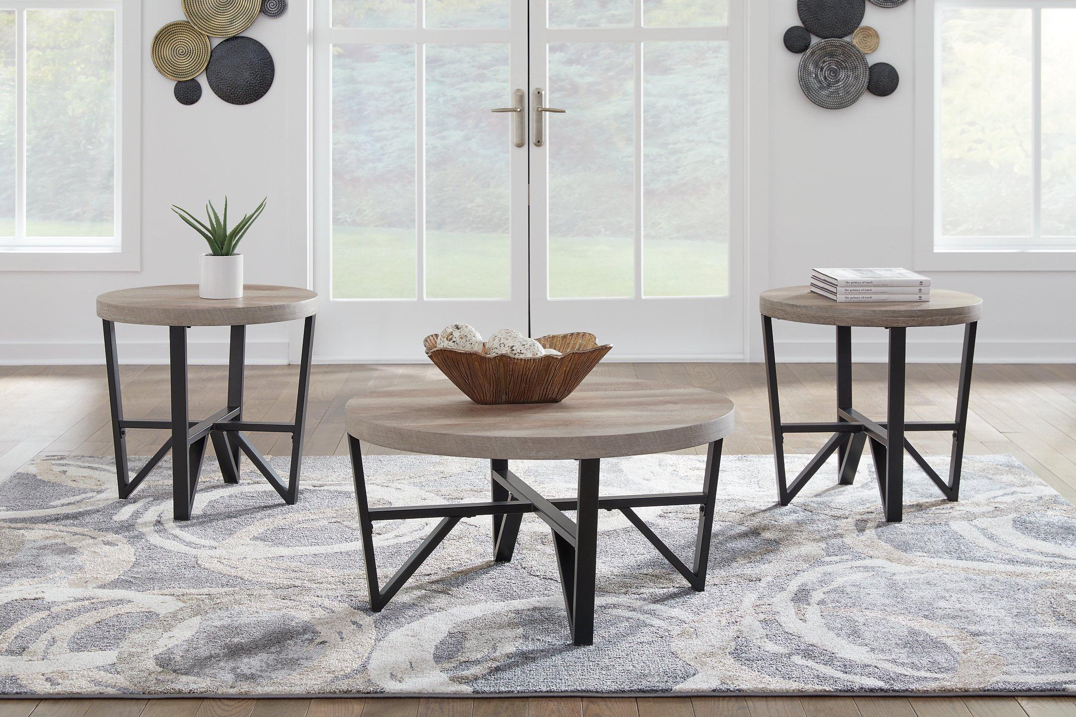 Deanlee Table (Set of 3) - Ideal Furniture (Fresno,CA)