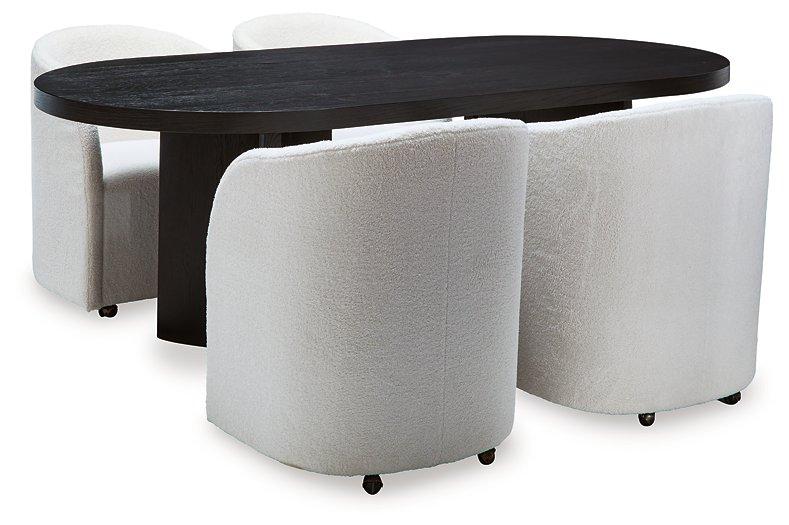 Rowanbeck Dining Package - Ideal Furniture (Fresno,CA)