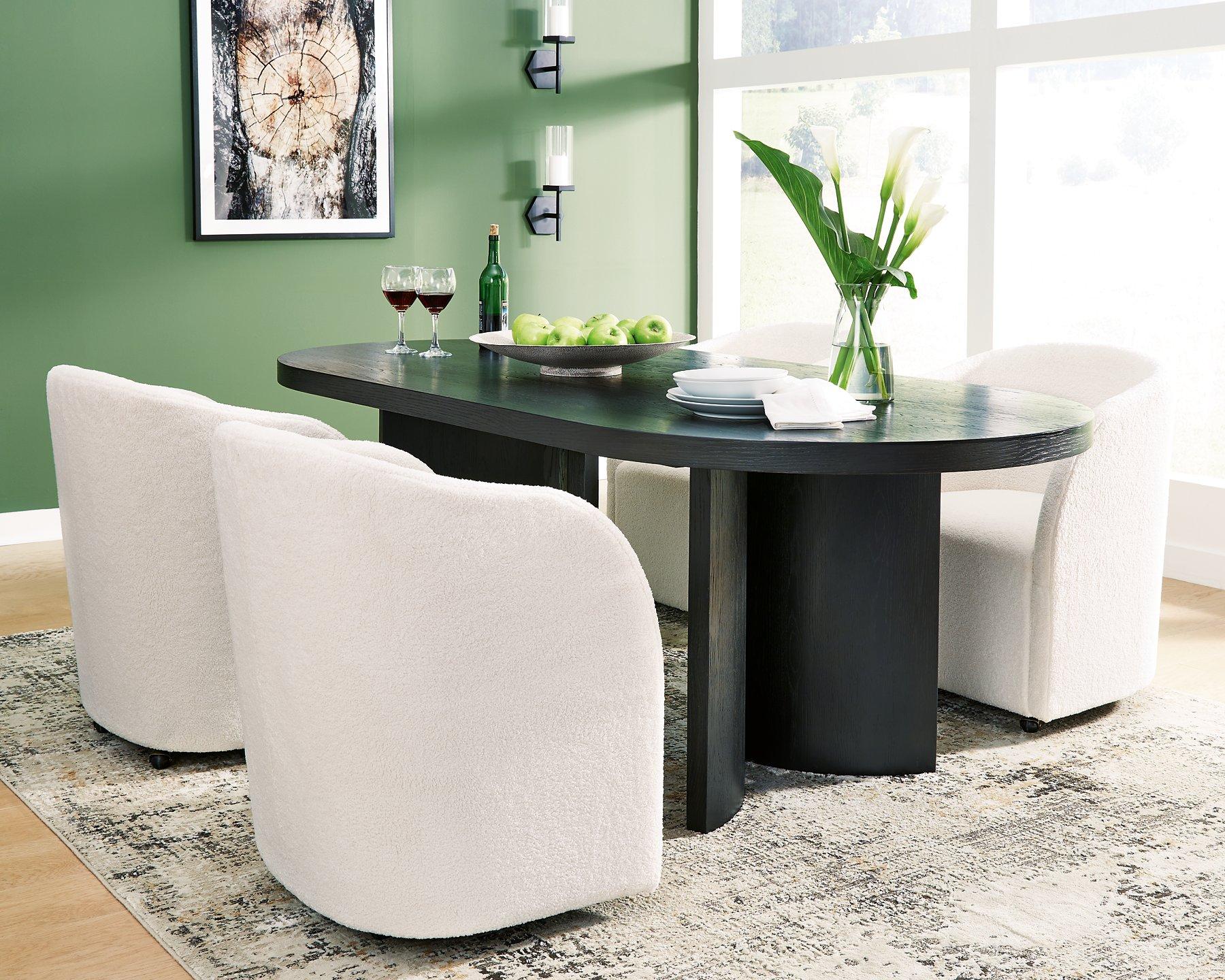 Rowanbeck Dining Package - Ideal Furniture (Fresno,CA)