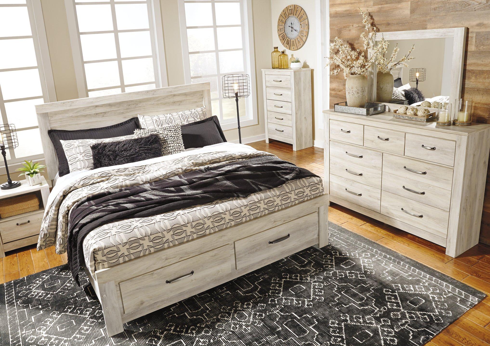 Bellaby Bed with 2 Storage Drawers - Ideal Furniture (Fresno,CA)