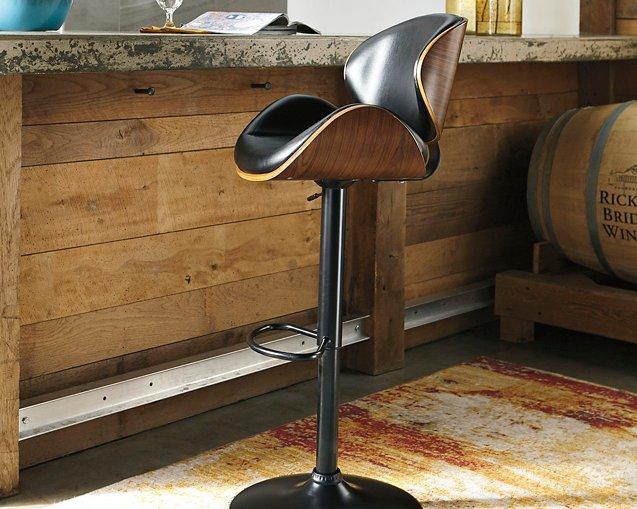 Bellatier Adjustable Height Bar Stool - Ideal Furniture (Fresno,CA)
